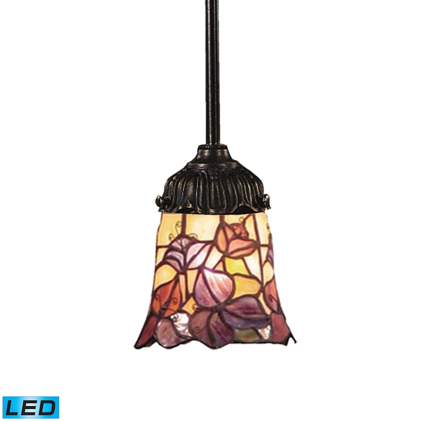 Mix-N-Match 6'' Wide 1-Light Mini Pendant - Tiffany Bronze - Includes LED Bulb