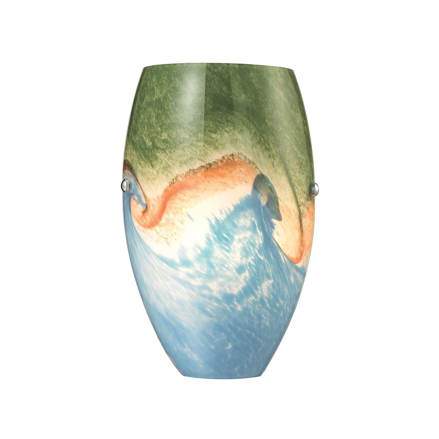 Geologic 8'' High 1-Light Sconce - Satin Nickel
