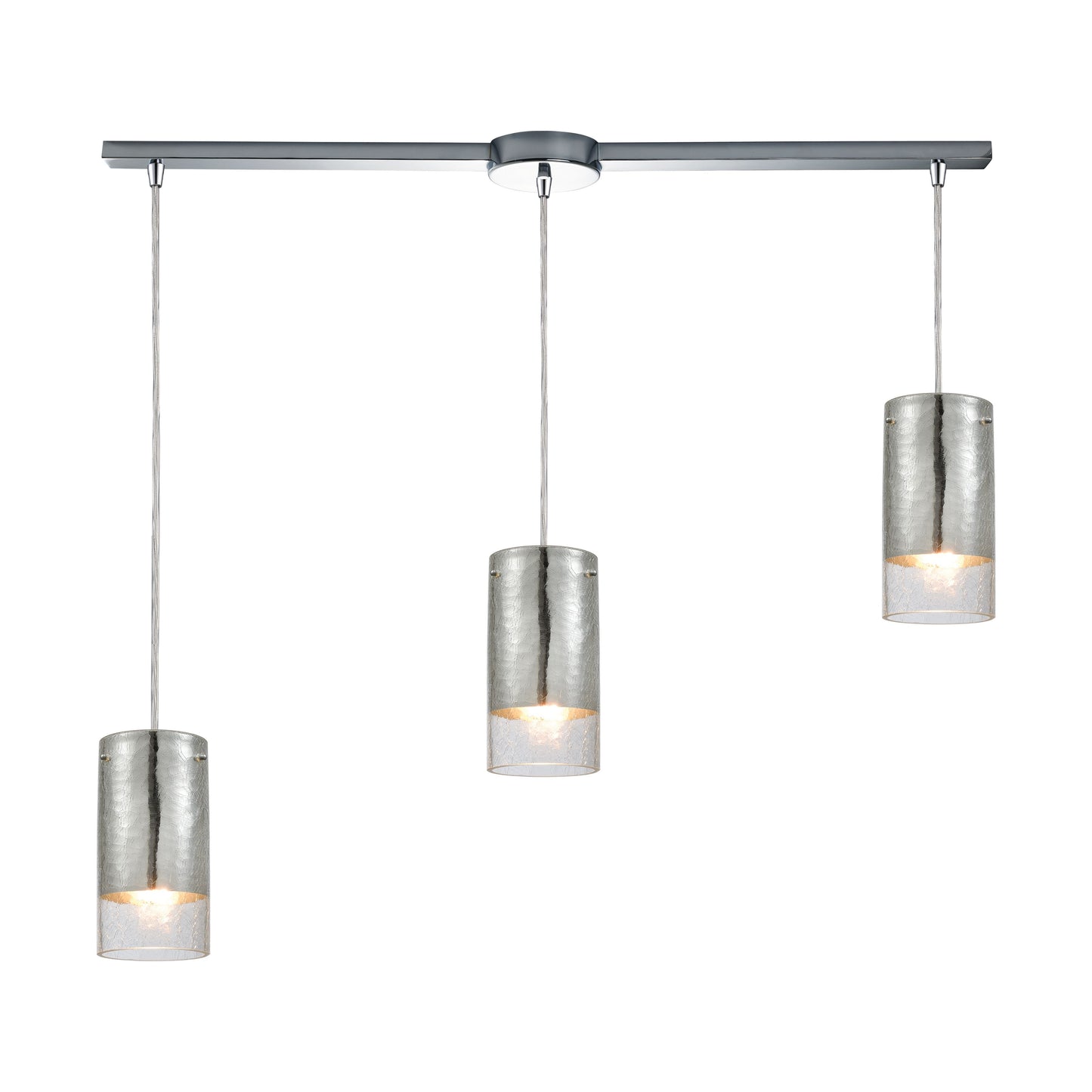 Tallula 38'' Wide 3-Light Slim Linear Pendant - Polished Chrome