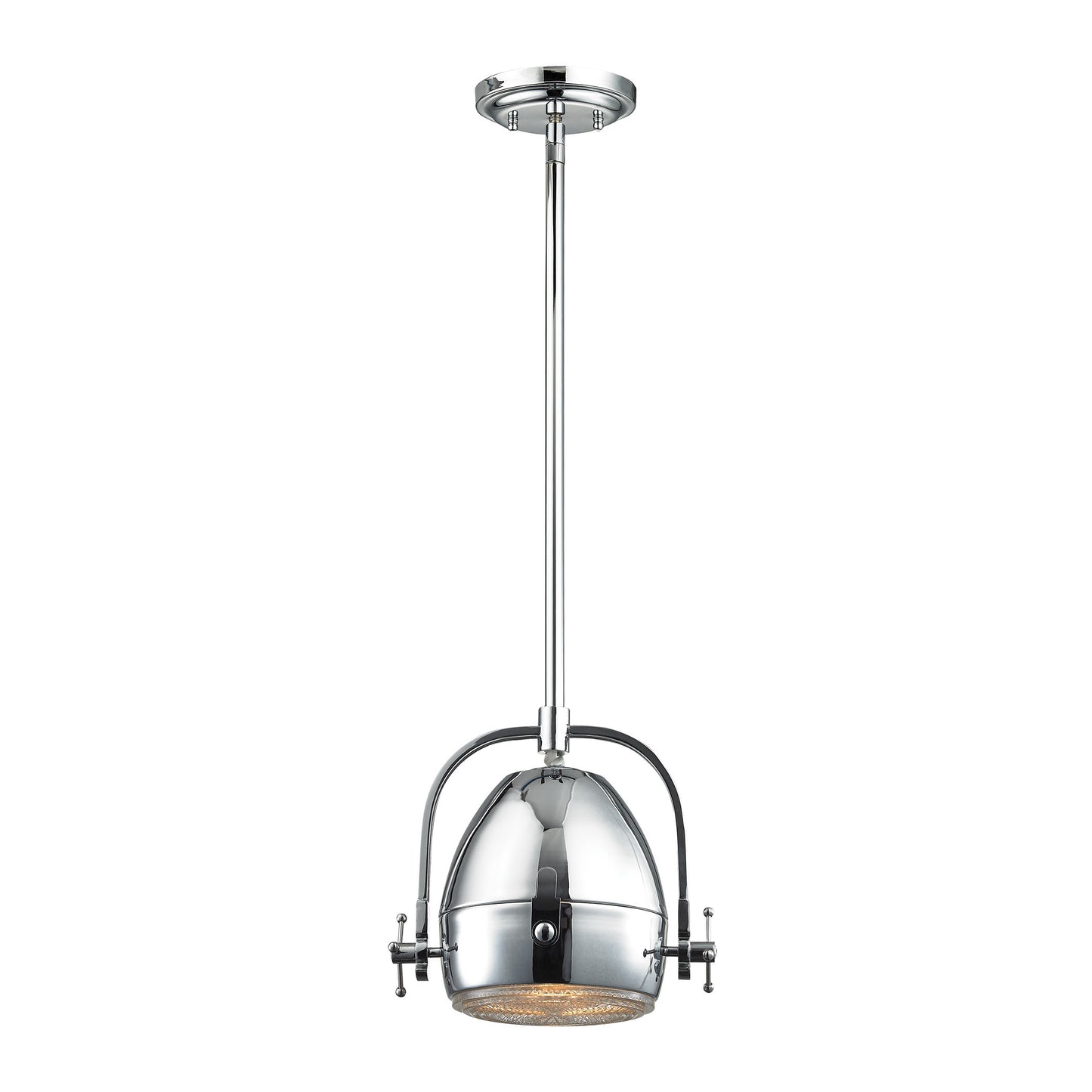 Urbano 8'' Wide 1-Light Mini Pendant - Polished Chrome