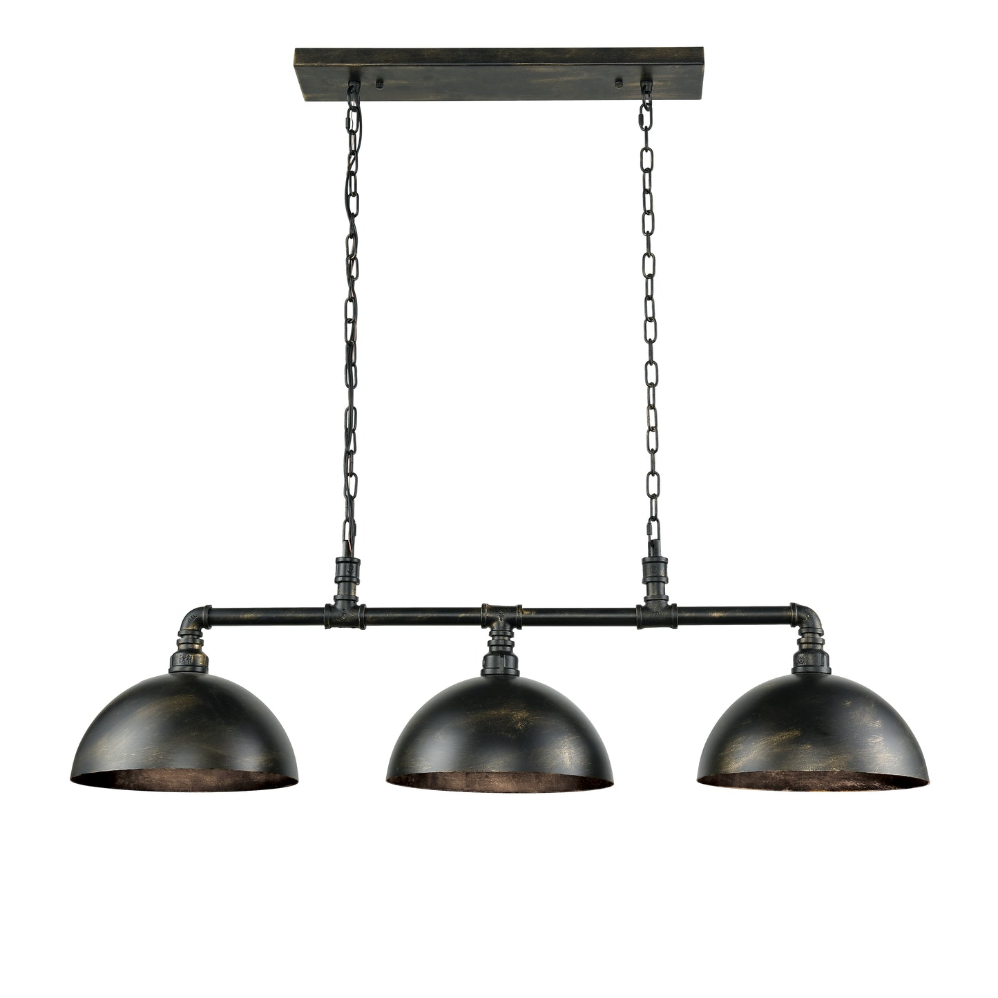 Mulvaney 49'' Wide 3-Light Linear Chandelier - Black