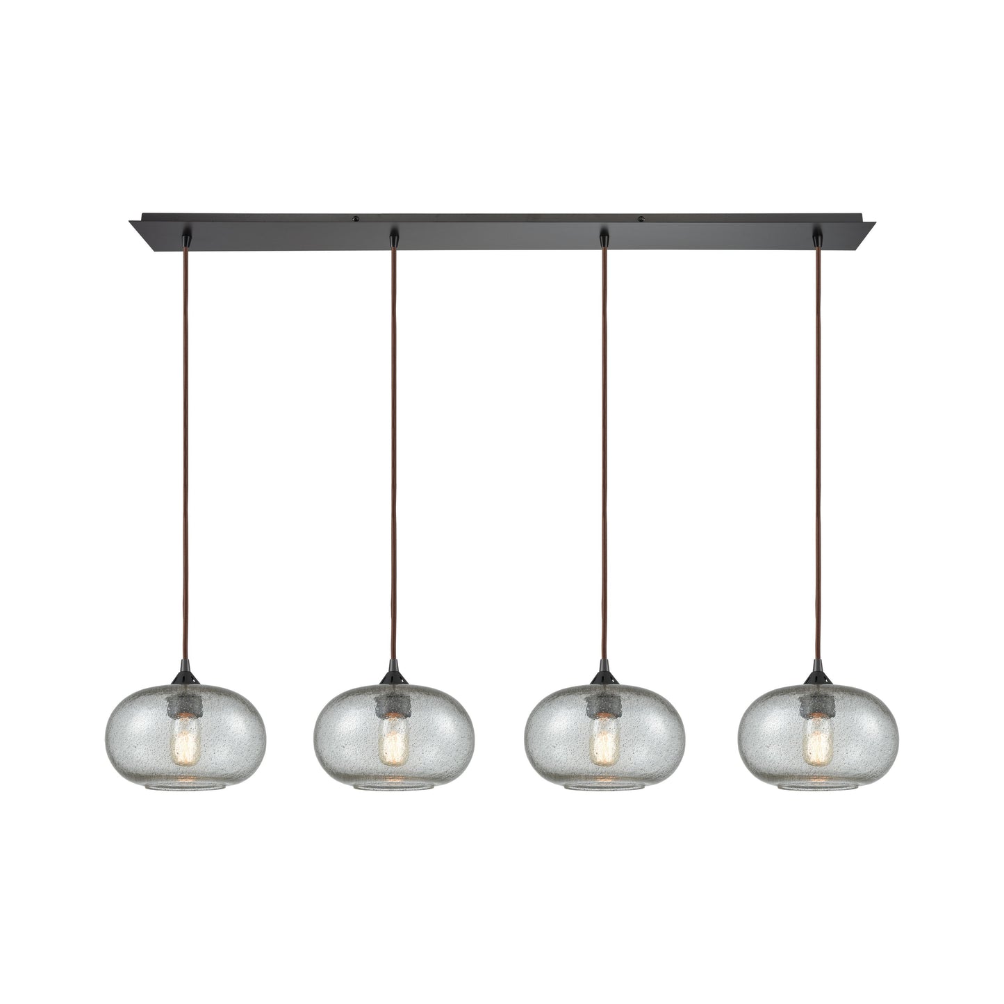 Volace 46'' Wide 4-Light Linear Pendant - Oil Rubbed Bronze