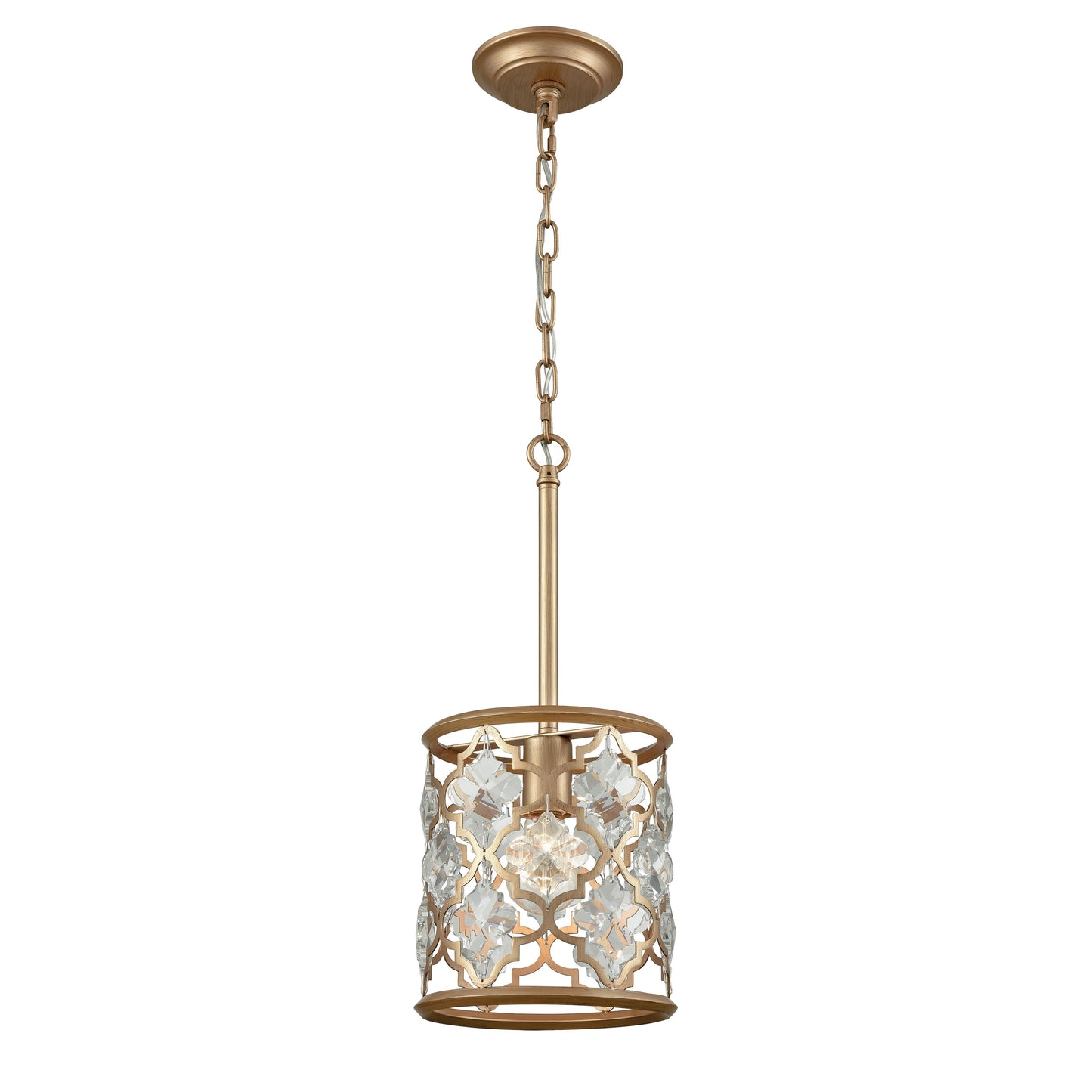Armand 8'' Wide 1-Light Mini Pendant - Matte Gold