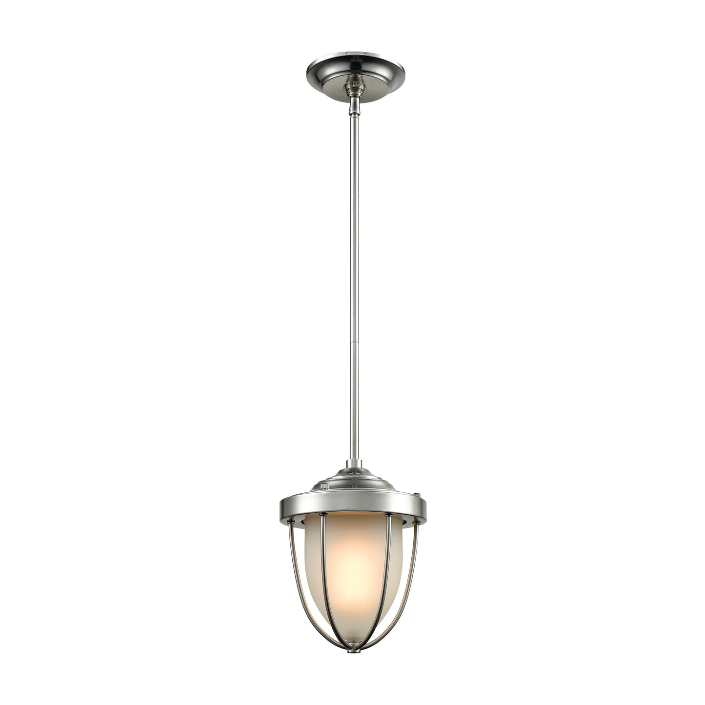 Sturgis 7'' Wide 1-Light Mini Pendant - Satin Nickel