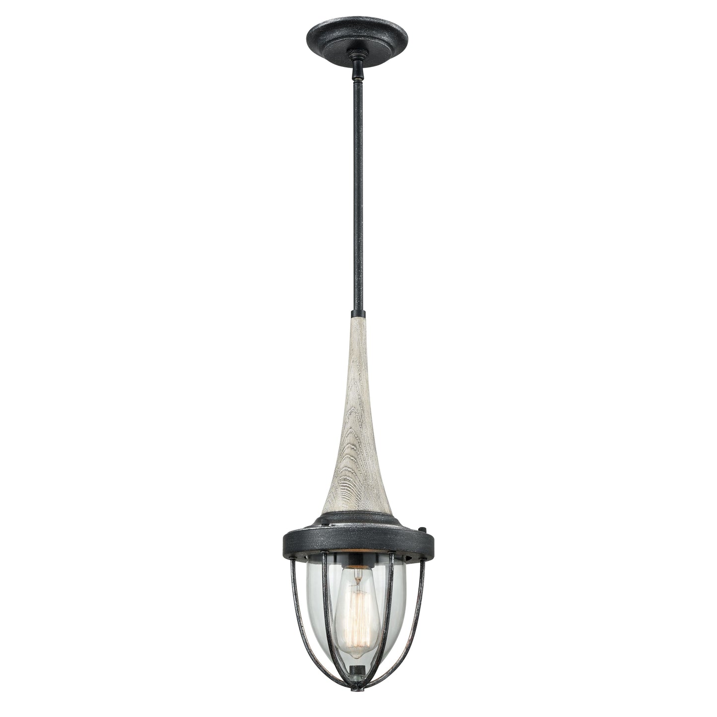 Sturgis 7'' Wide 1-Light Mini Pendant - Silvered Graphite