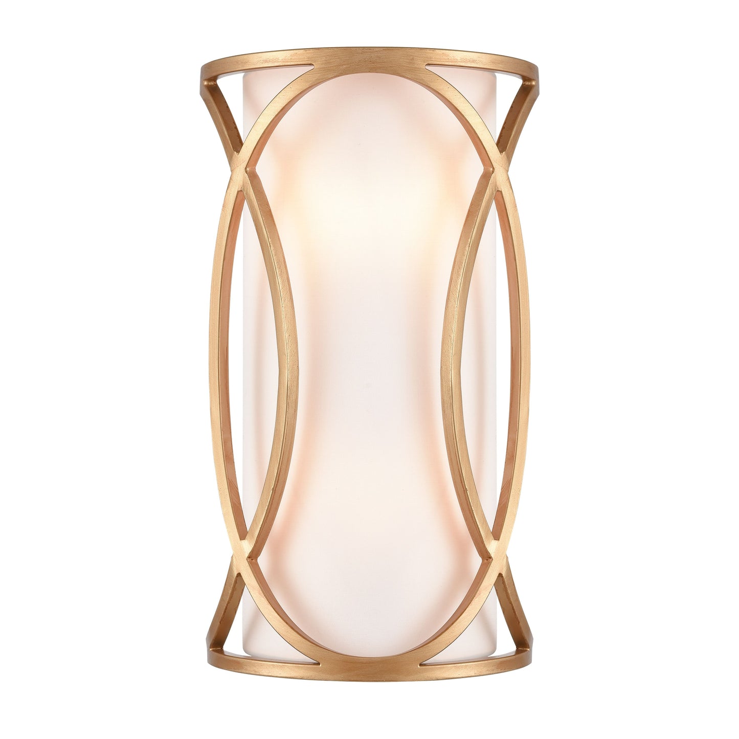 Ringlets 15'' High 2-Light Sconce - Matte Gold