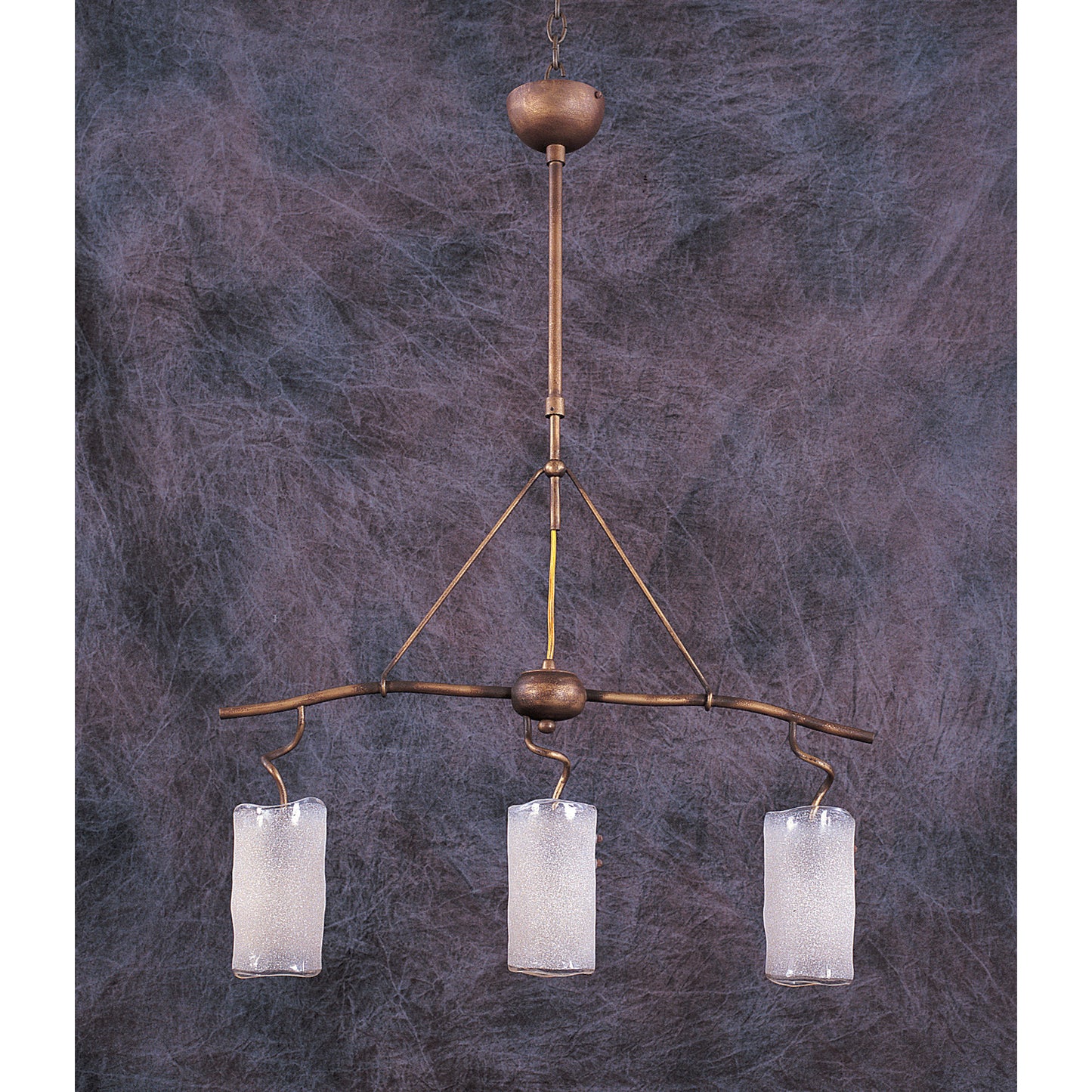 Favrella 28'' Wide 3-Light Pendant - Heavy Free Formed Glass