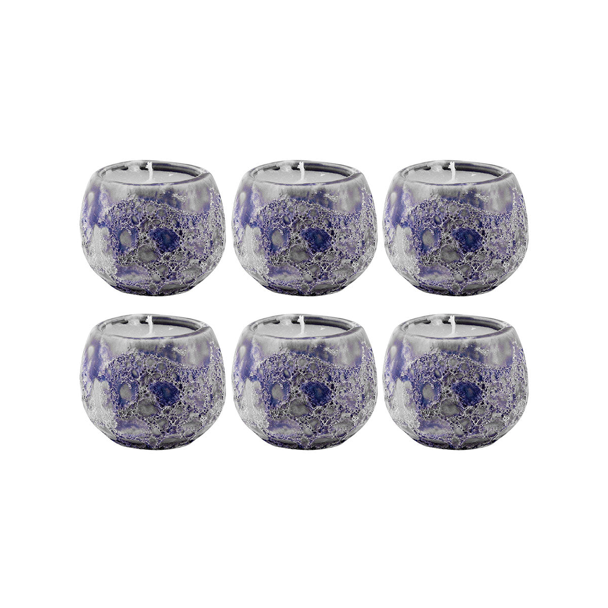 Varanasi 1.75-inch Votive - Set of 6 Blue