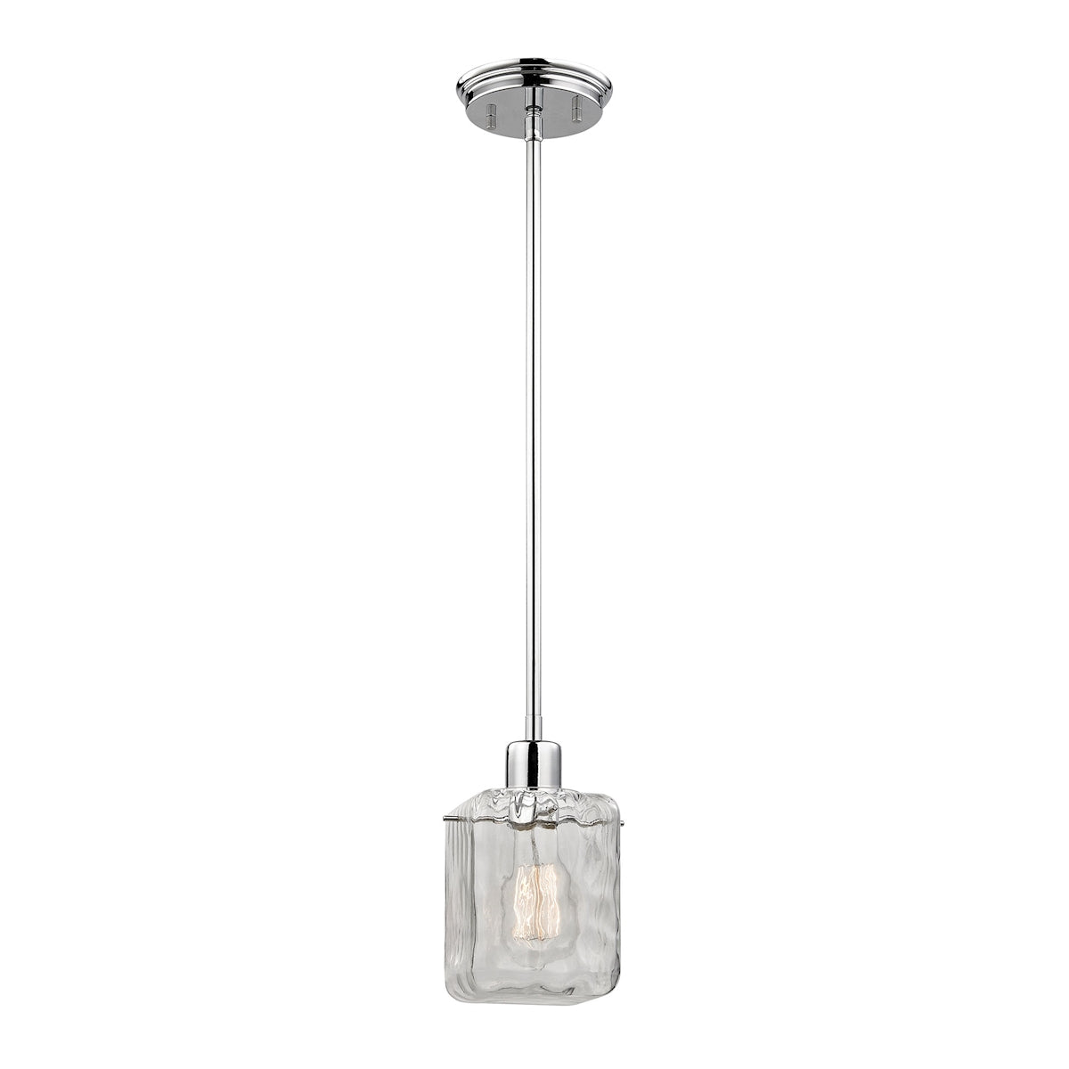 Watercube 5'' Wide 1-Light Mini Pendant - Polished Chrome