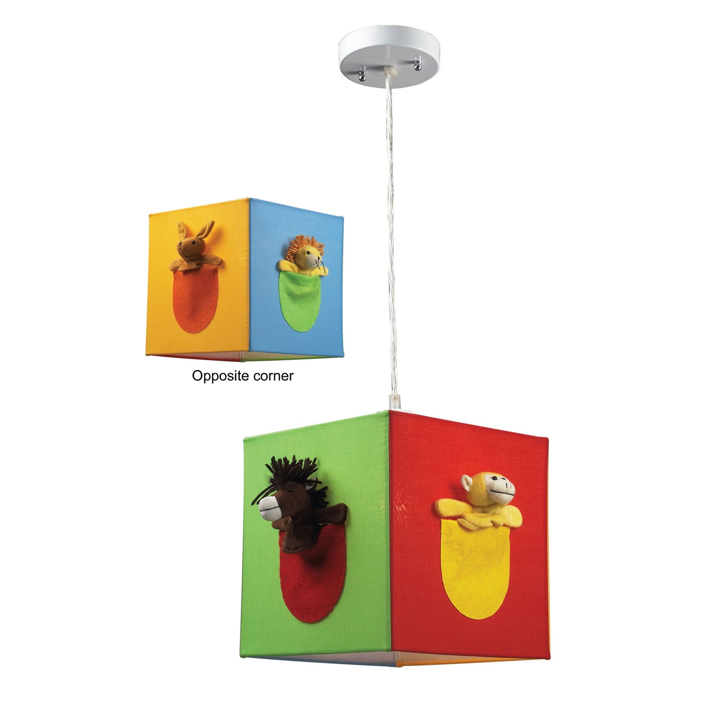 Novelty 13'' Wide 1-Light Pendant - Puppet Pockets I