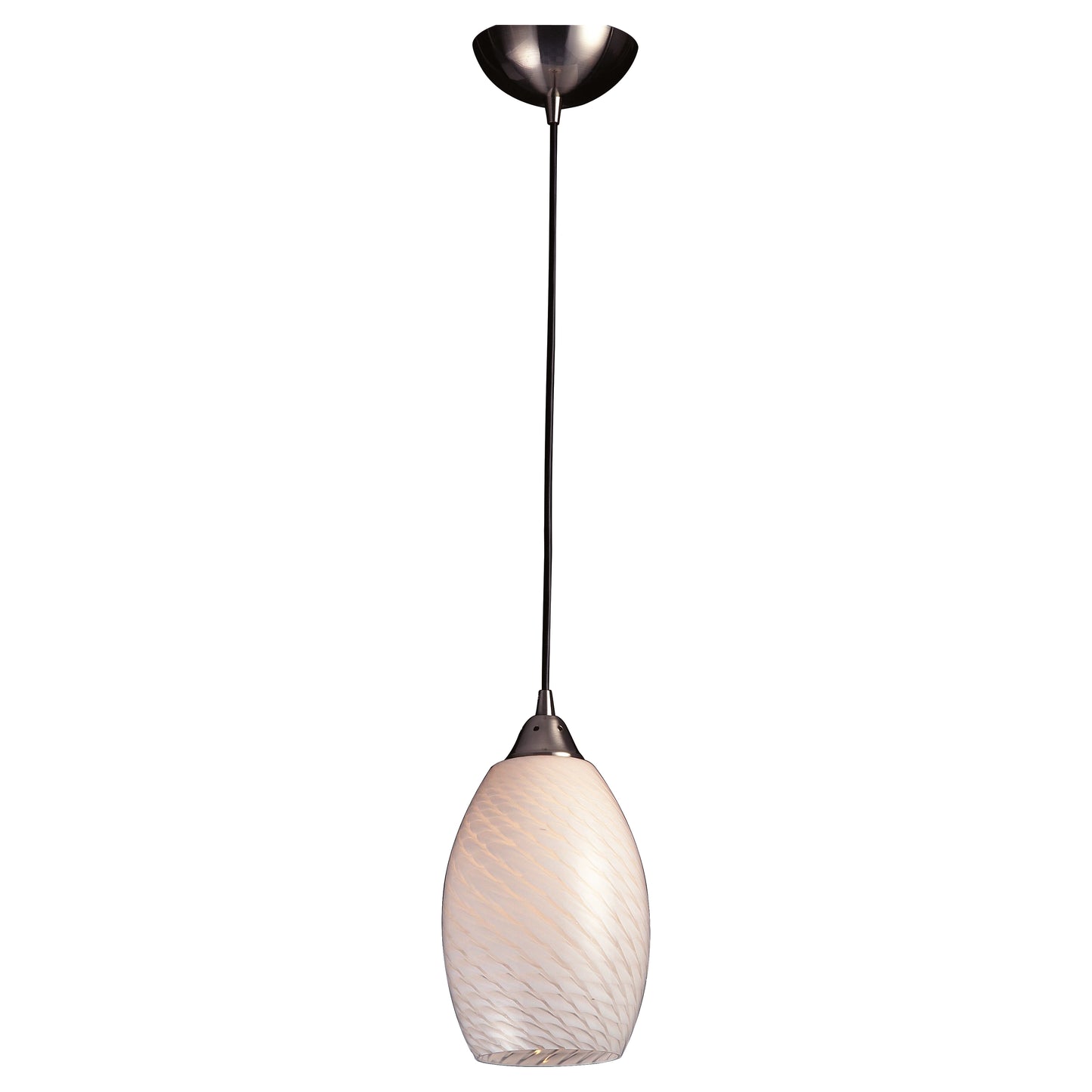 Mulinello 6'' Wide 1-Light Pendant - Satin Nickel