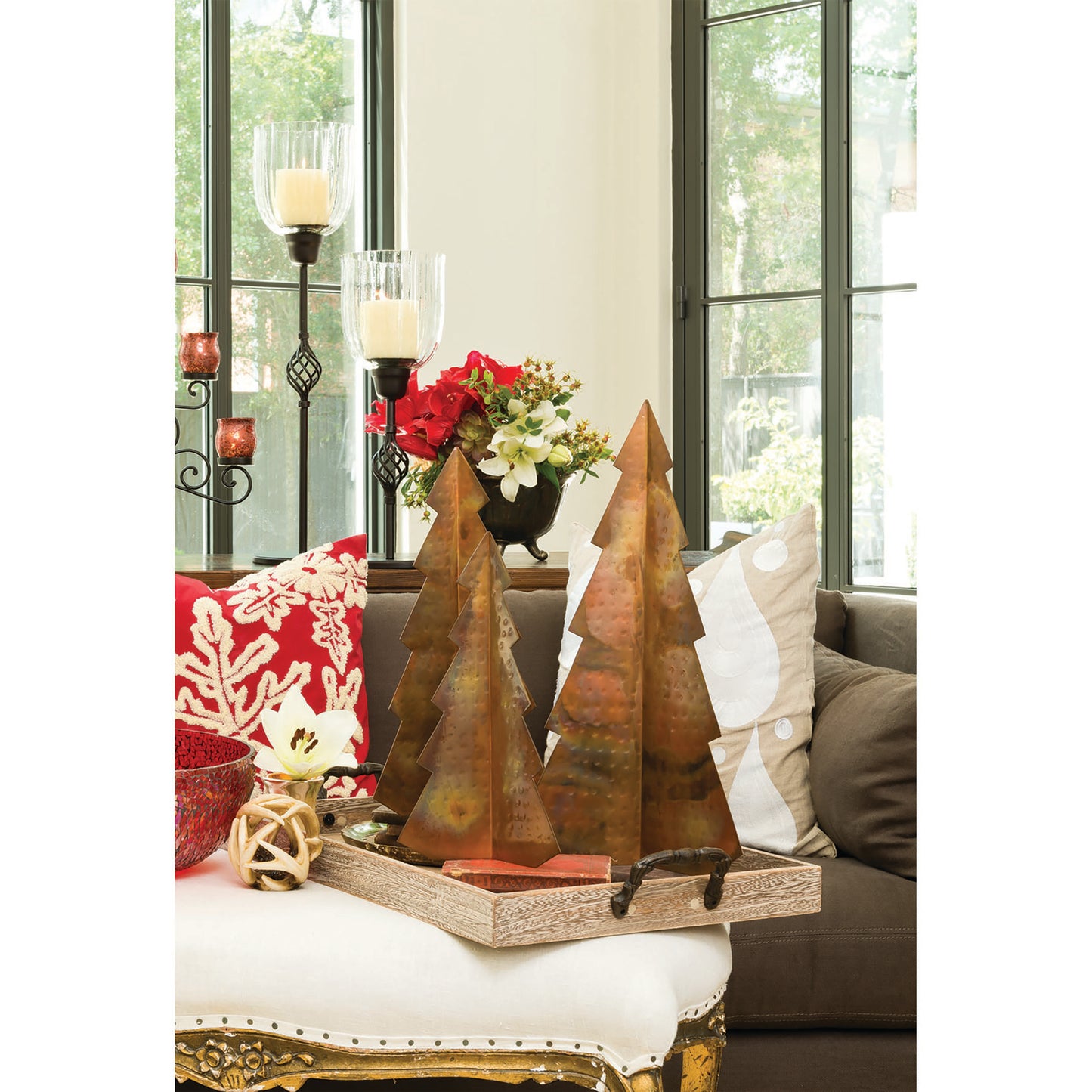 Rustique Christmas Tree - Set of 3