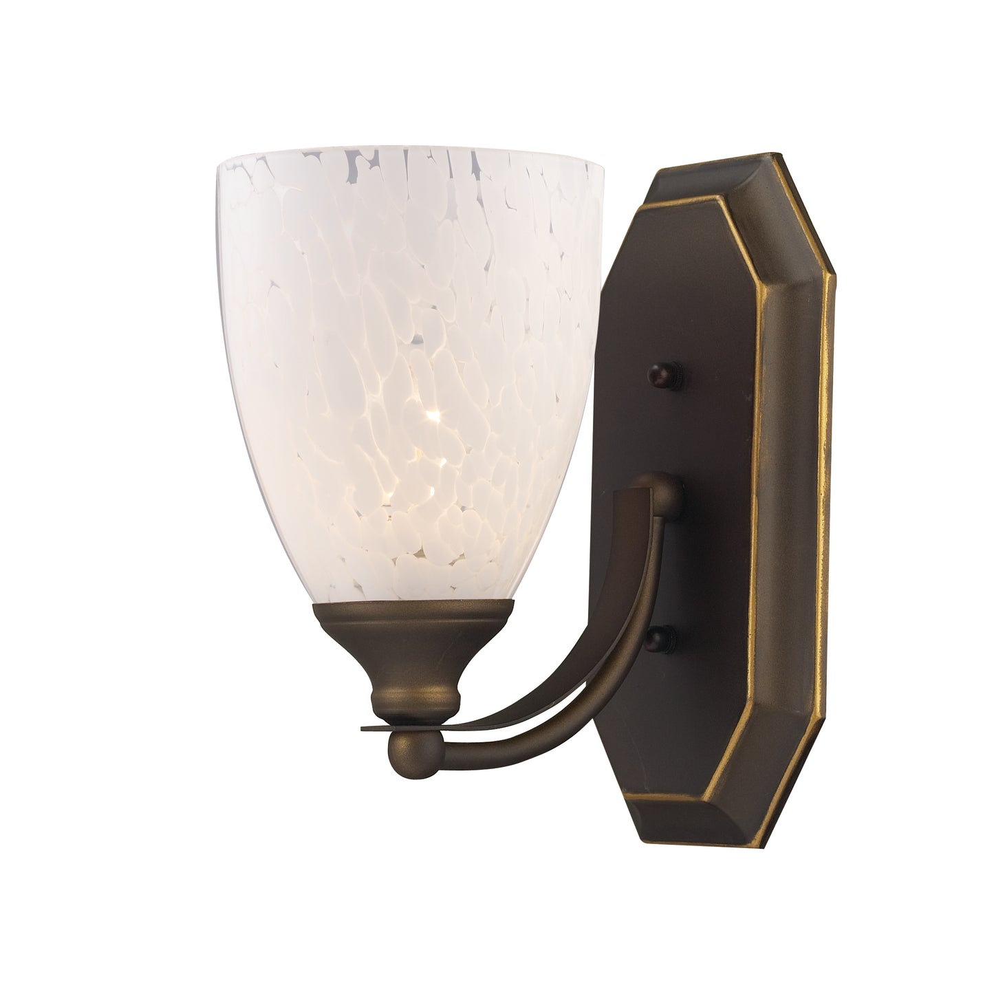 Mix and Match Vanity 5'' Wide 1-Light Vanity Light - Aged Bronze