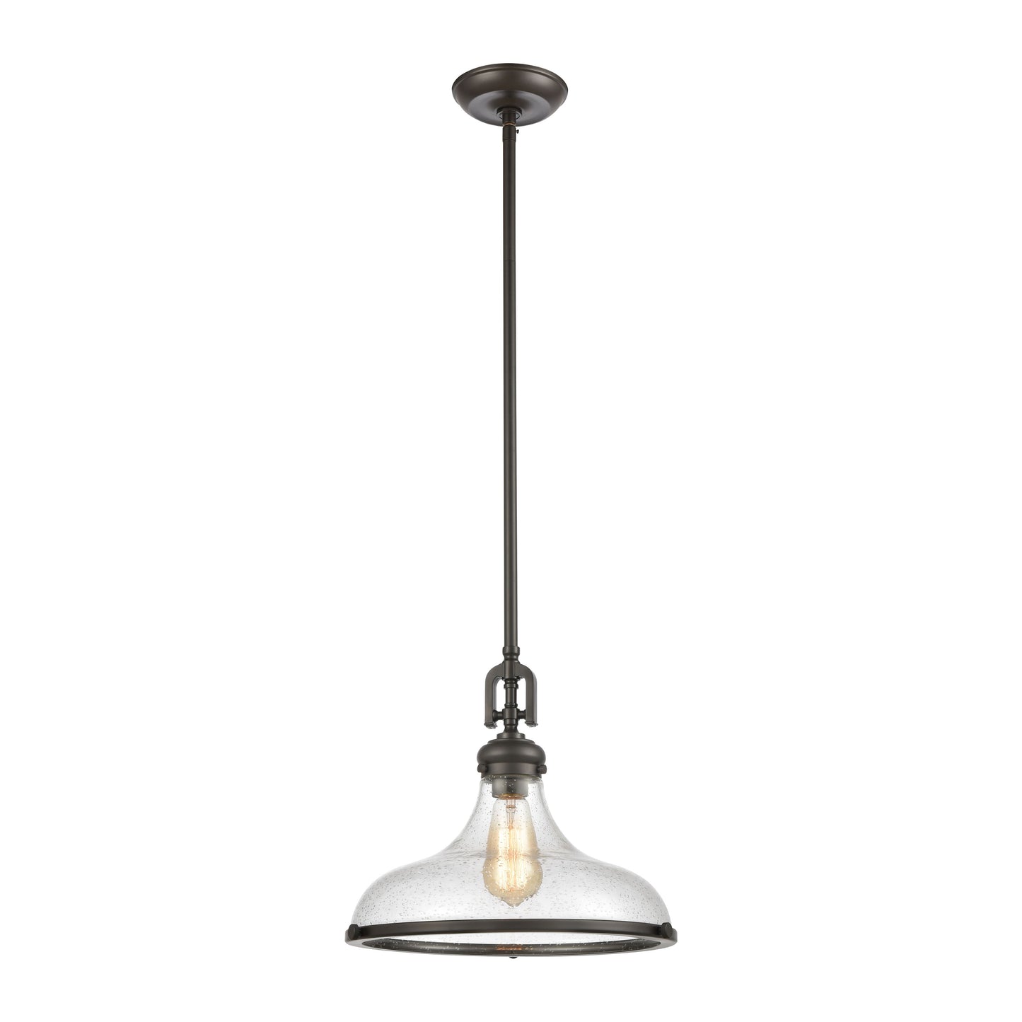 Rutherford 15'' Wide 1-Light Pendant - Oil Rubbed Bronze