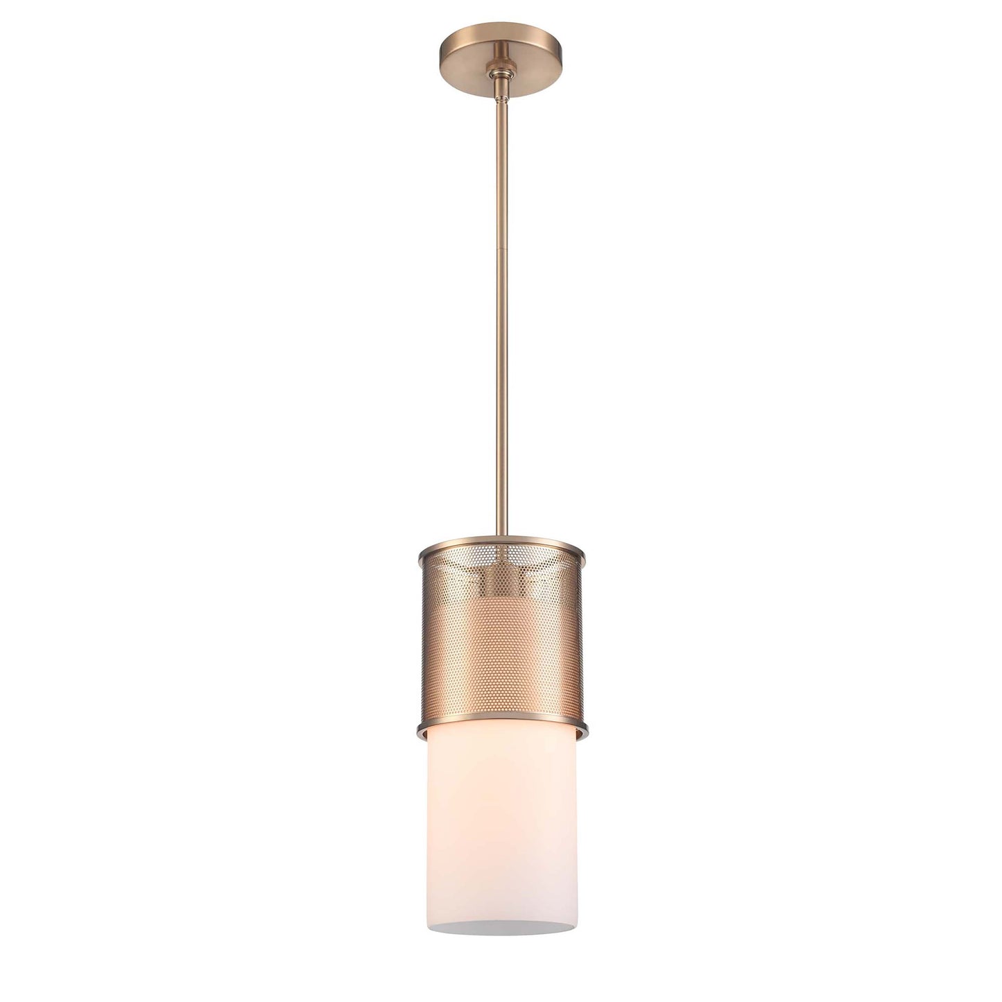 Esteem 6'' Wide 1-Light Mini Pendant - Aged Brass