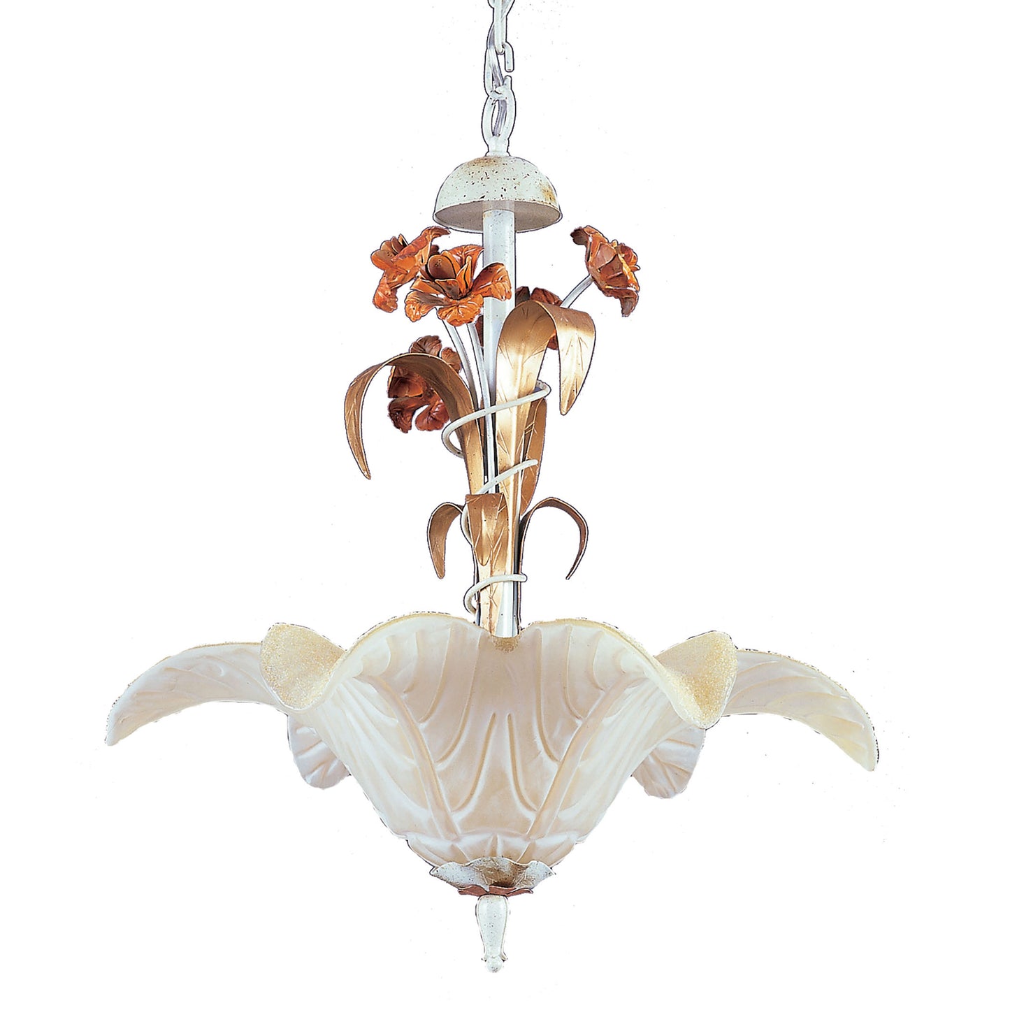 Spring Bouquet 25'' Wide 3-Light Pendant - Antique White