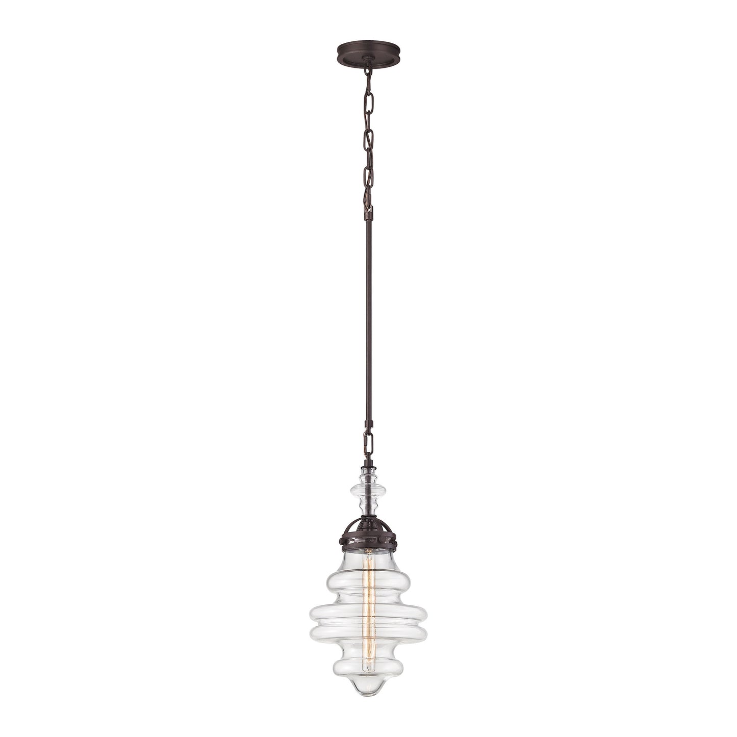 Gramercy 10'' Wide 1-Light Mini Pendant - Oil Rubbed Bronze
