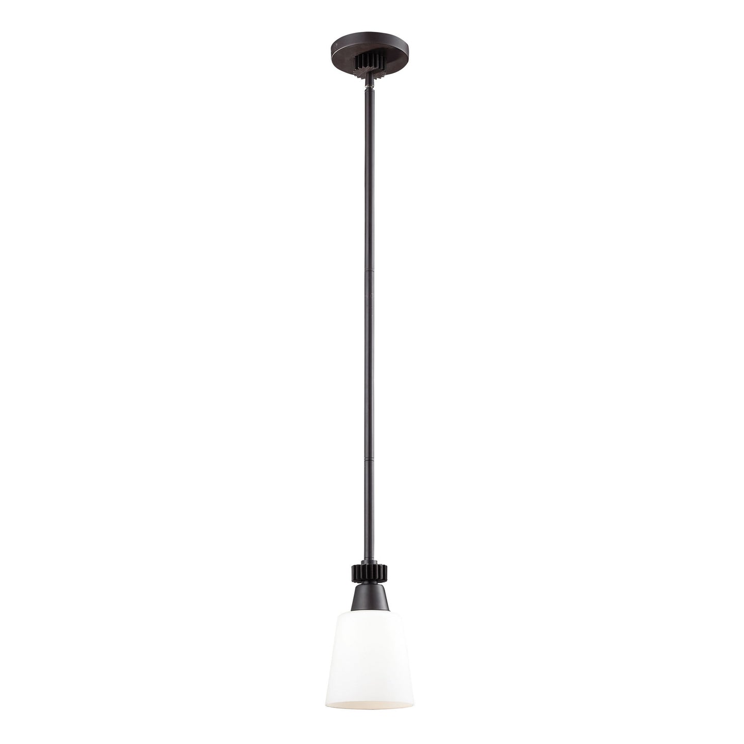 Boulton 5'' Wide 1-Light Mini Pendant - Oiled Bronze