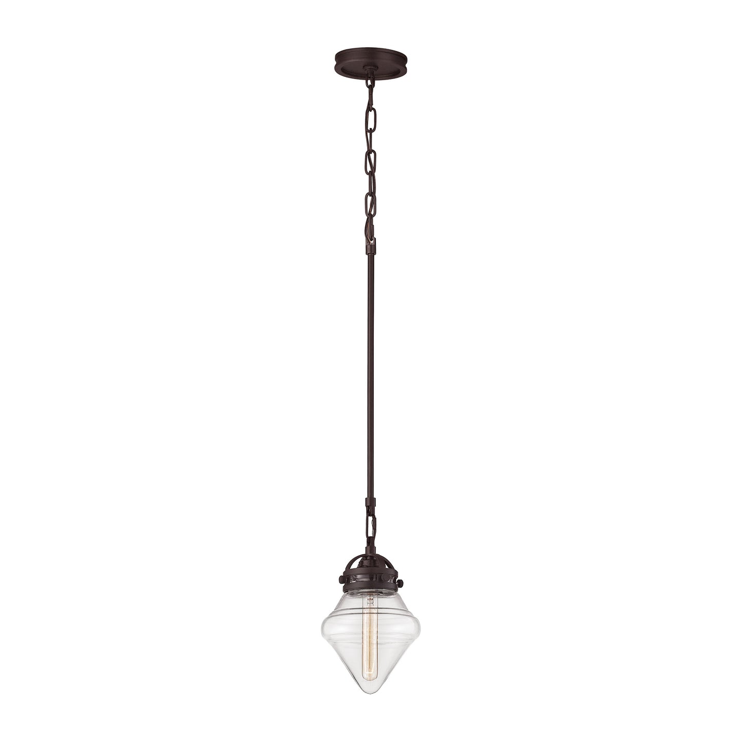 Gramercy 7'' Wide 1-Light Mini Pendant - Oil Rubbed Bronze