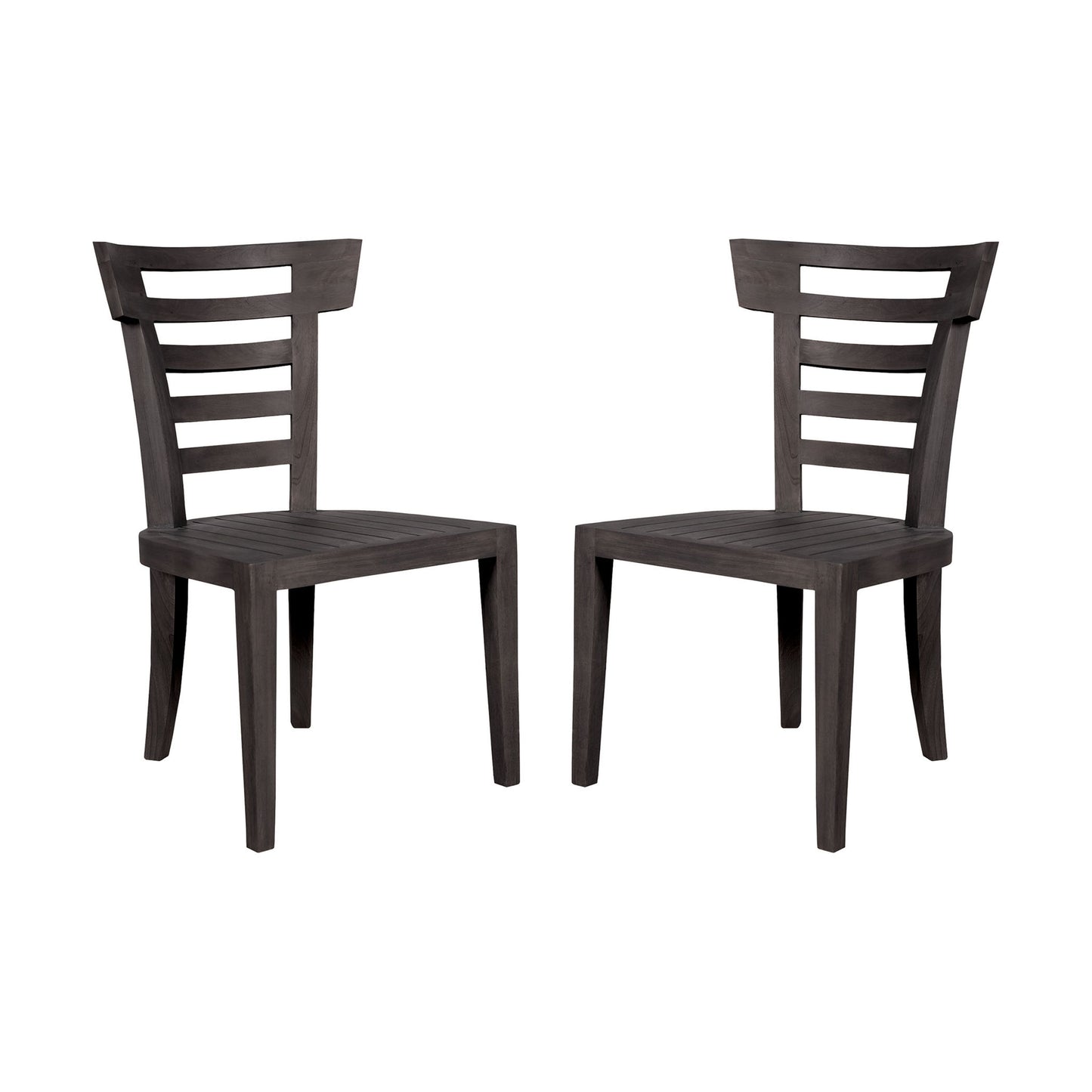 Teak Patio Outdoor Morning Chair - Set of 2
