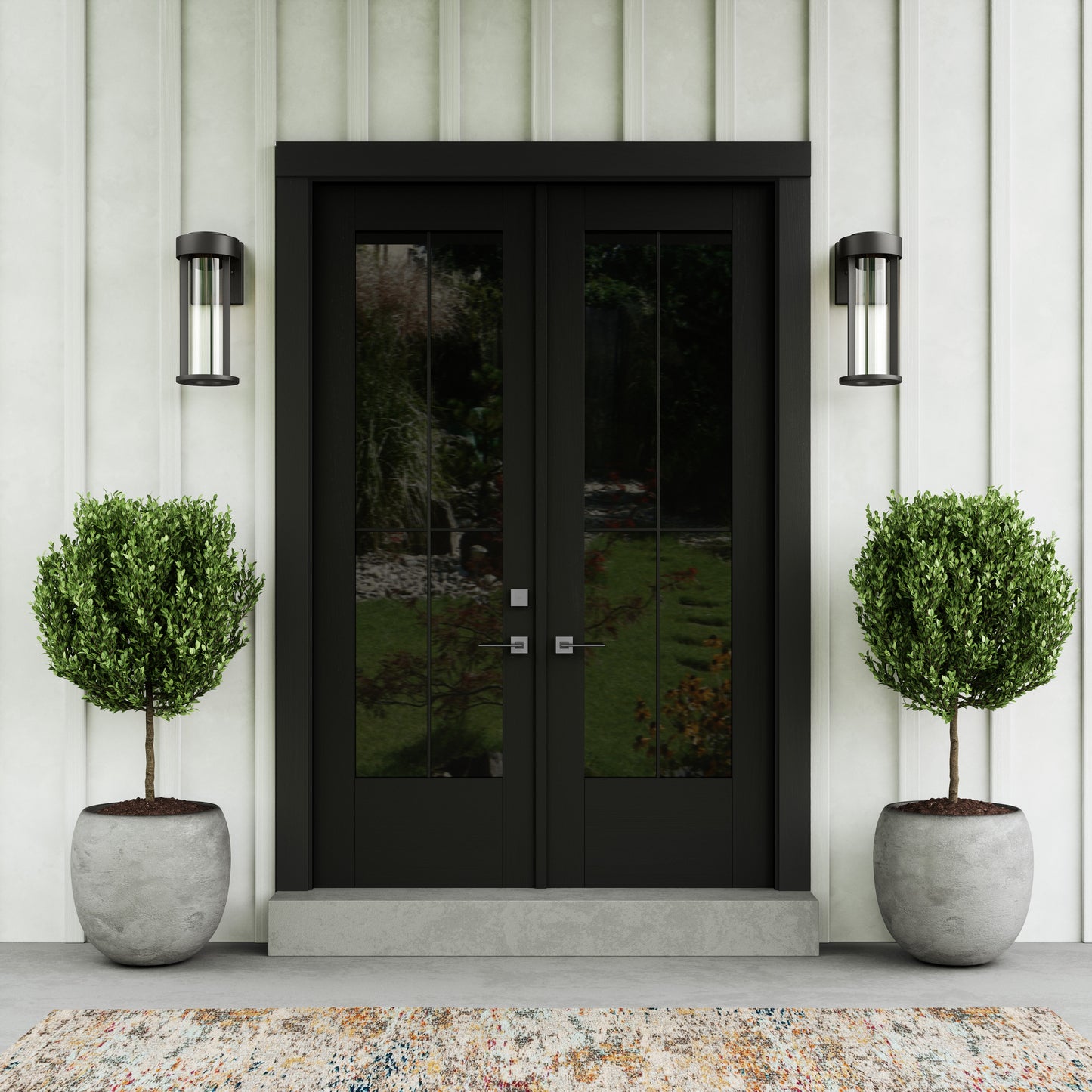 Brillis 16'' High 1-Light Outdoor Sconce - Matte Black