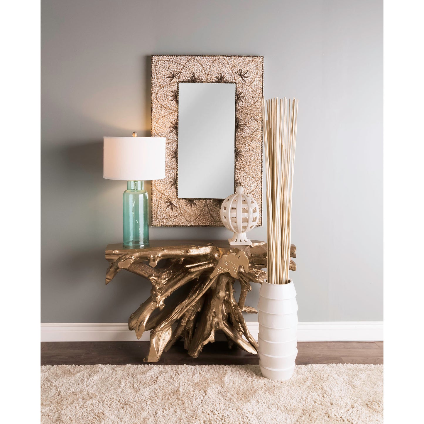 Yava Console Table - Gold