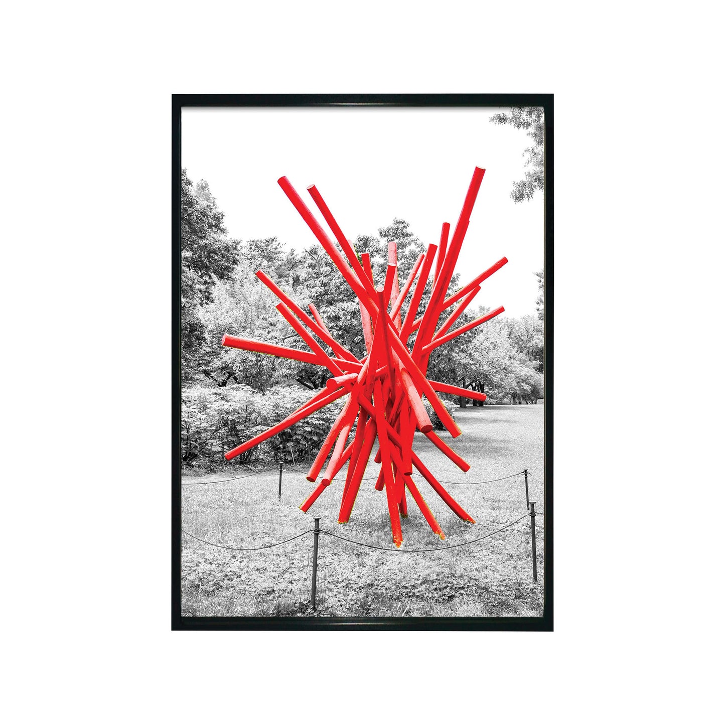 Botanical Gardens I Framed Wall Art
