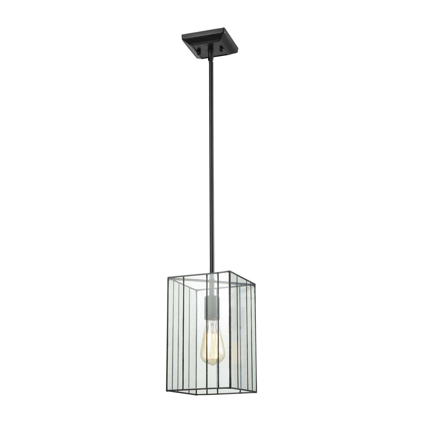 Lucian 7'' Wide 1-Light Mini Pendant - Oil Rubbed Bronze - Includes Adapter Kit