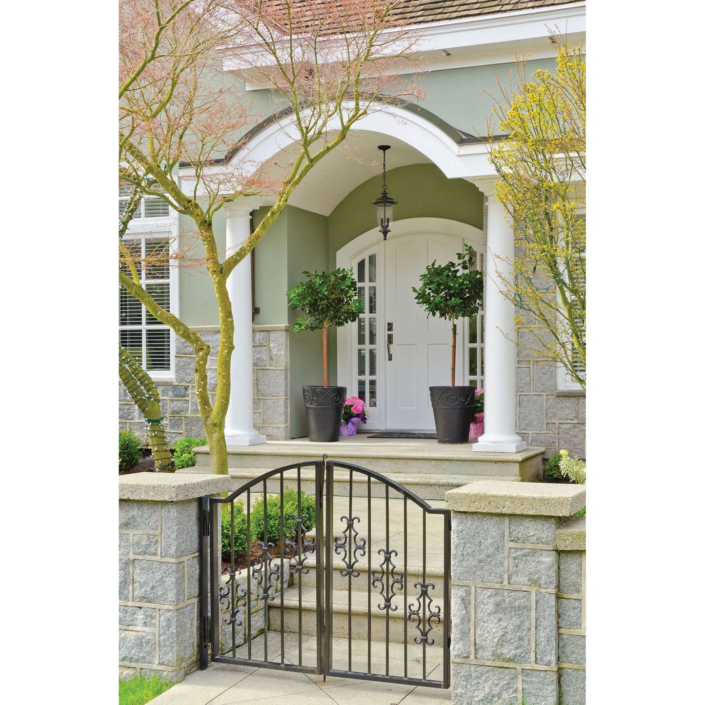 Trinity 9'' Wide 2-Light Outdoor Pendant - Oil Rubbed Bronze