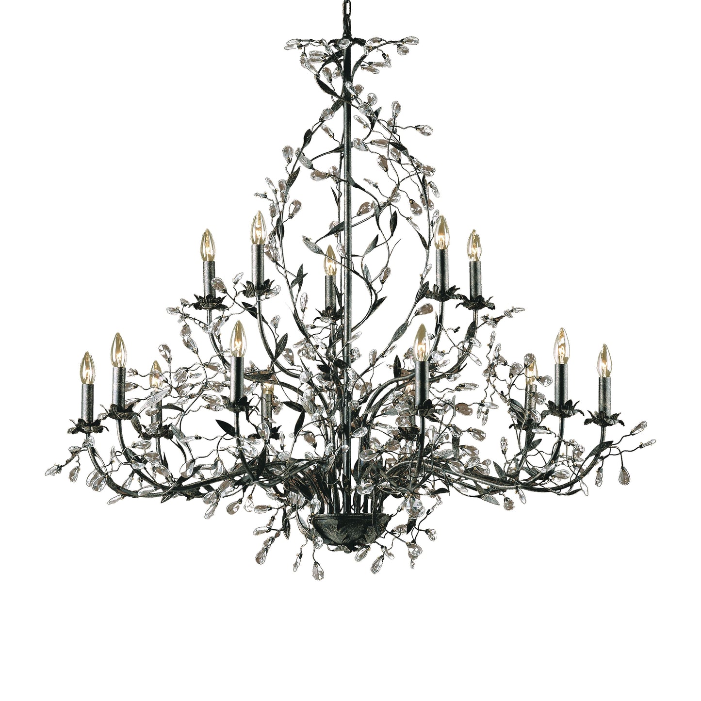Circeo 54'' Wide 15-Light Chandelier - Deep Rust