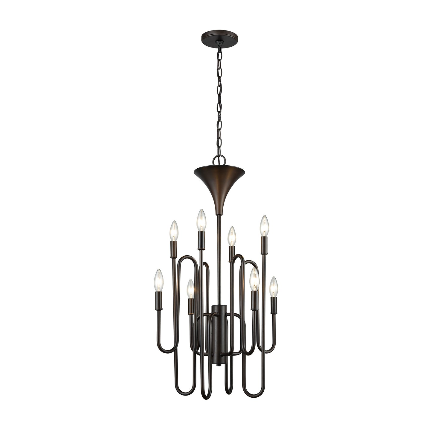 Decatur 19'' Wide 8-Light Chandelier - Oil Rubbed Bronze