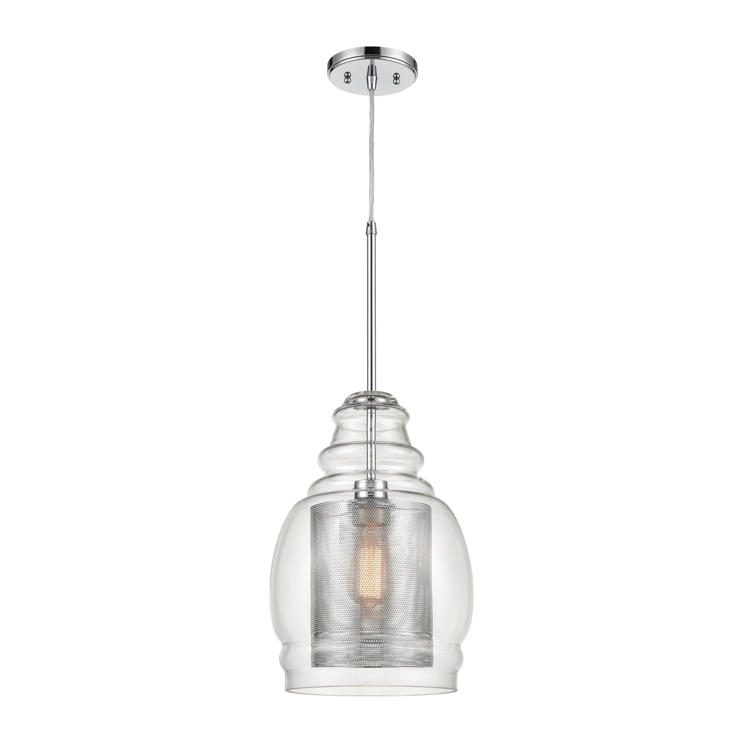 Herndon 11'' Wide 1-Light Pendant - Polished Chrome