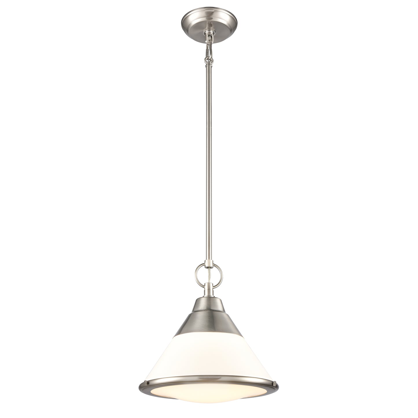 Sven 12'' Wide 1-Light Pendant - Satin Nickel