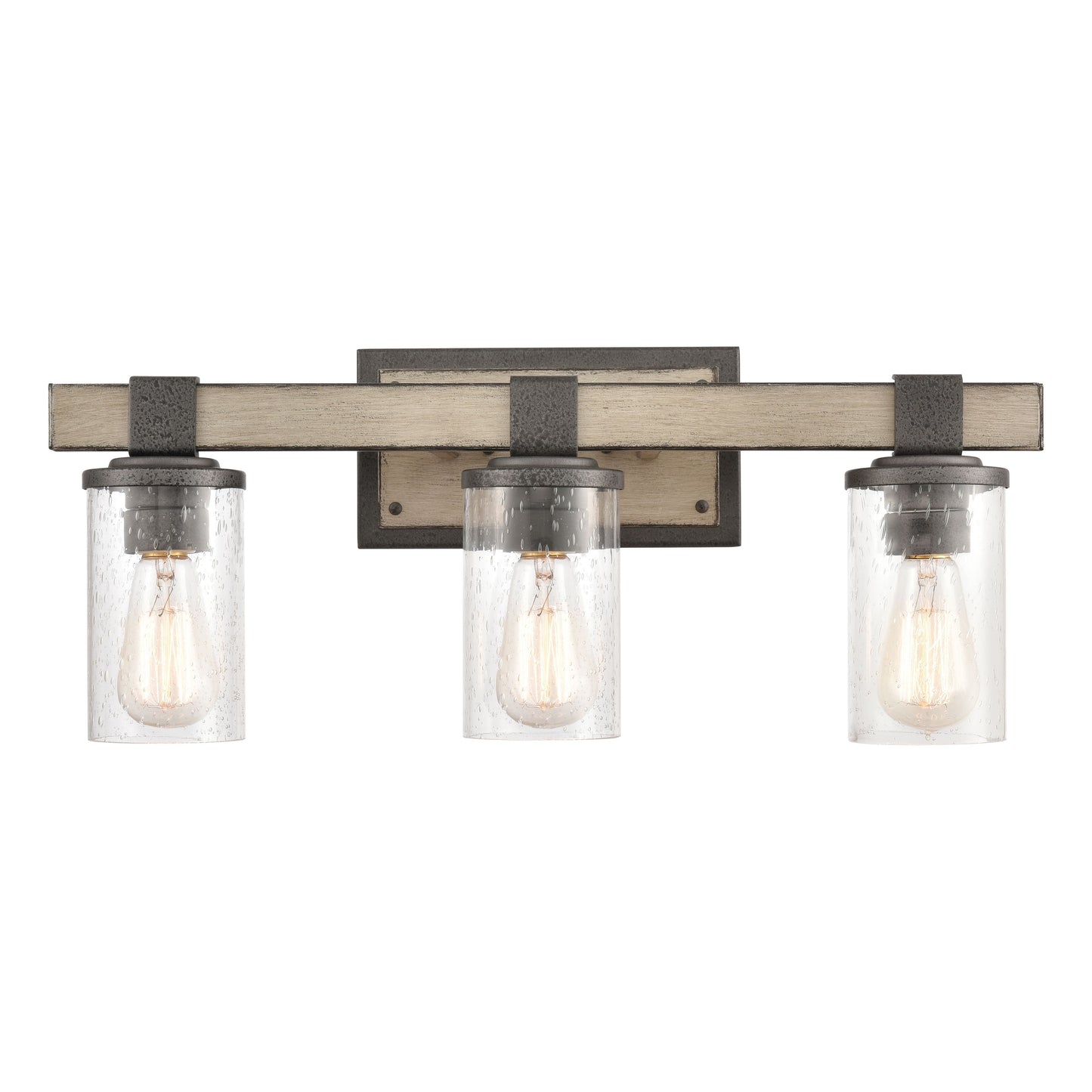 Annenberg 22'' Wide 3-Light Vanity Light - Anvil Iron