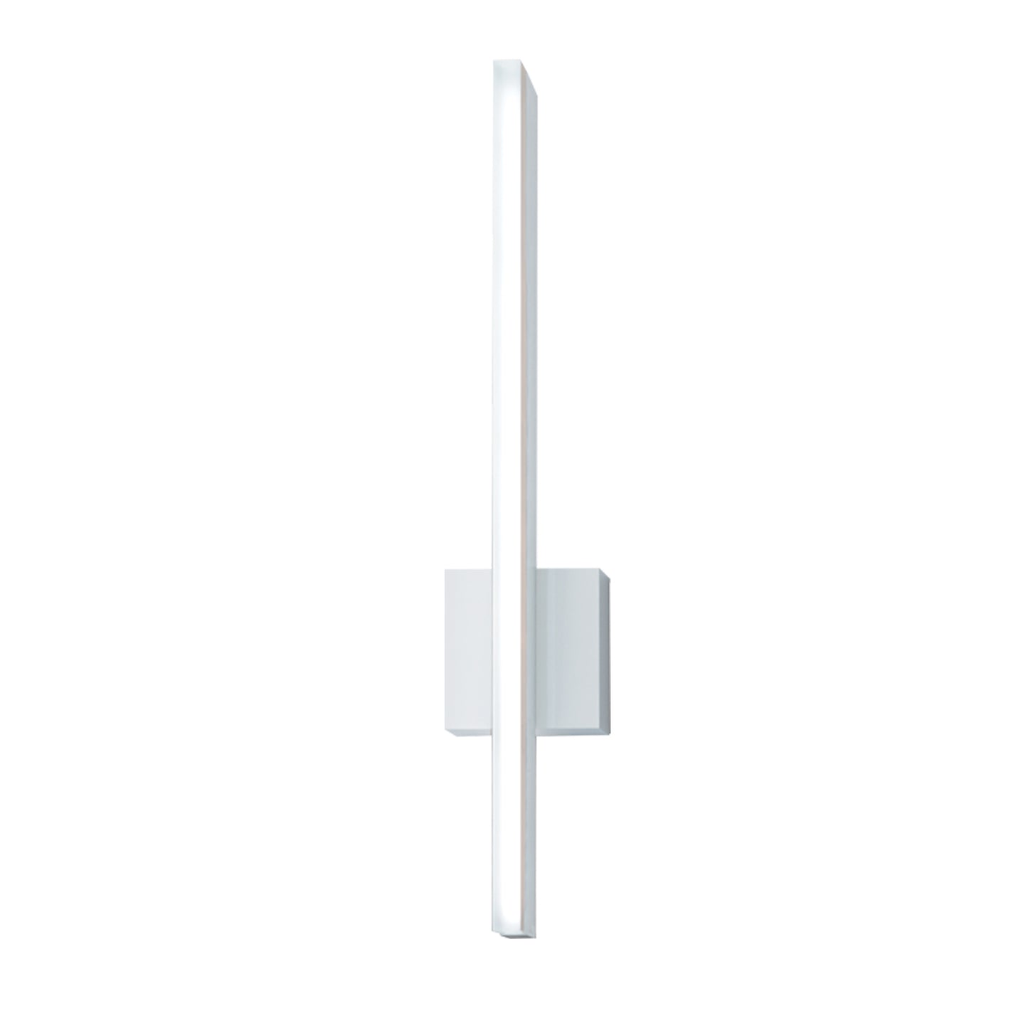 Ava 24'' High Integrated LED Sconce - Gloss White