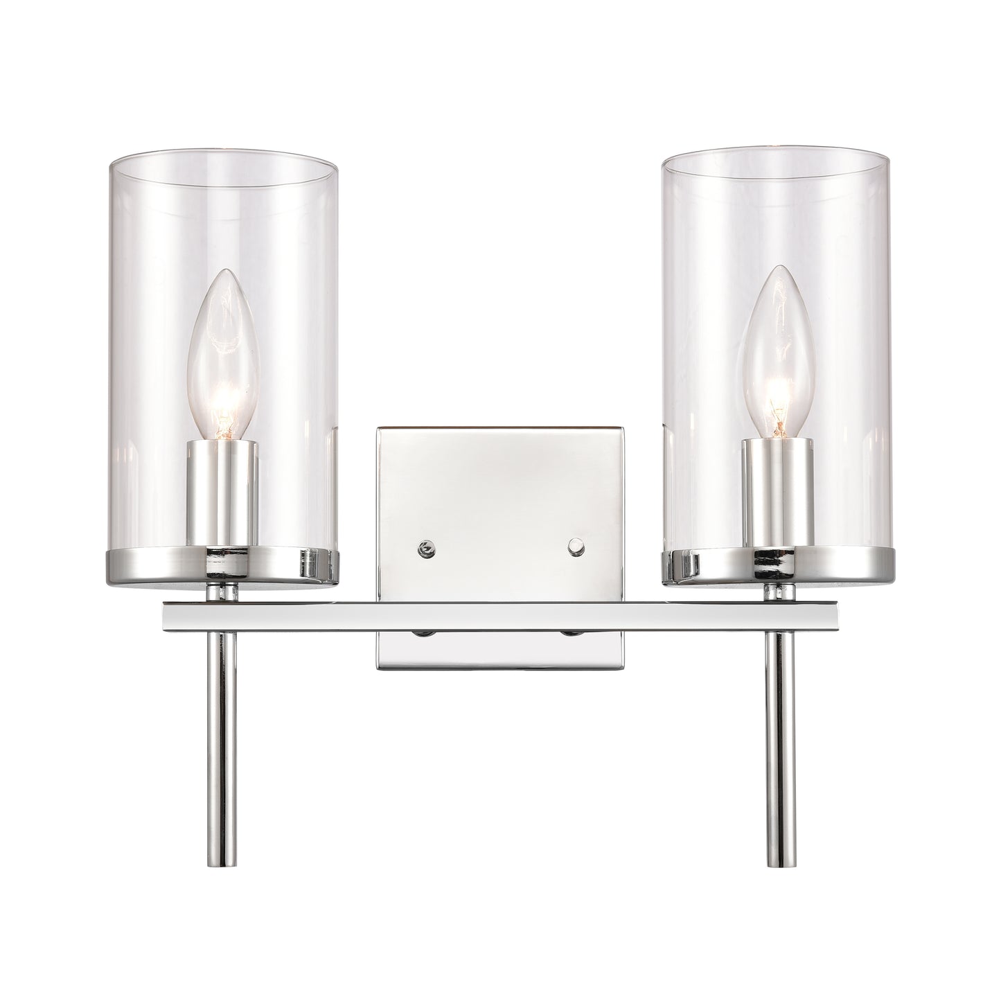 Oakland 13.5'' Wide 2-Light Vanity Light - Chrome