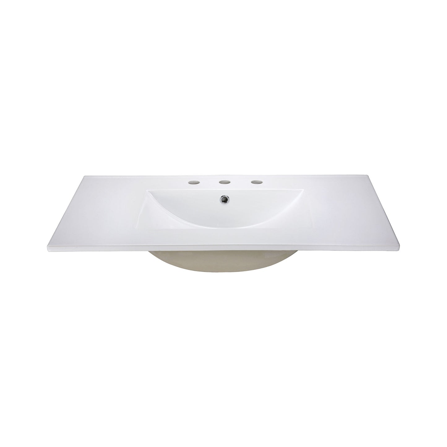 Ceramic Top - 31-inch Vitreous China with Rectangular Bowl - White (For 8-inch Widespread Faucet)