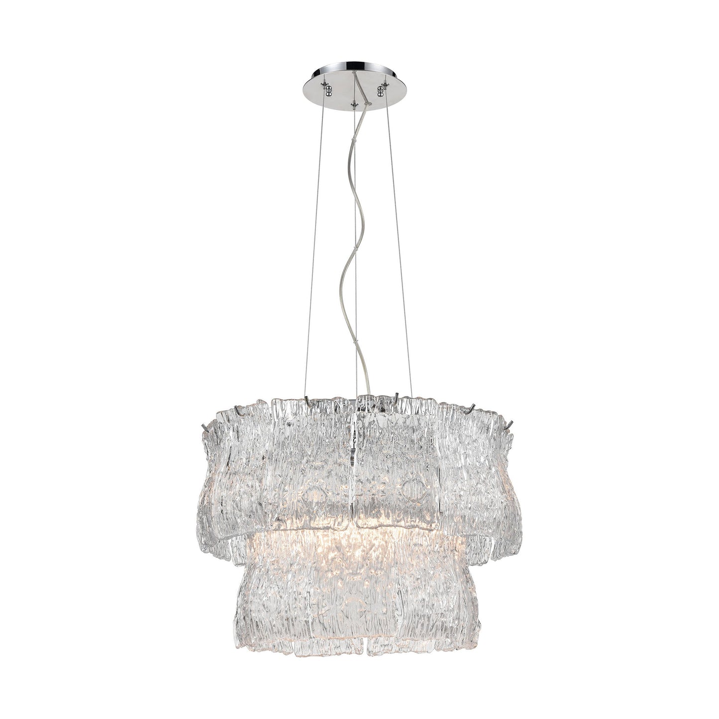 Bridalveil 21'' Wide 6-Light Chandelier - Polished Chrome