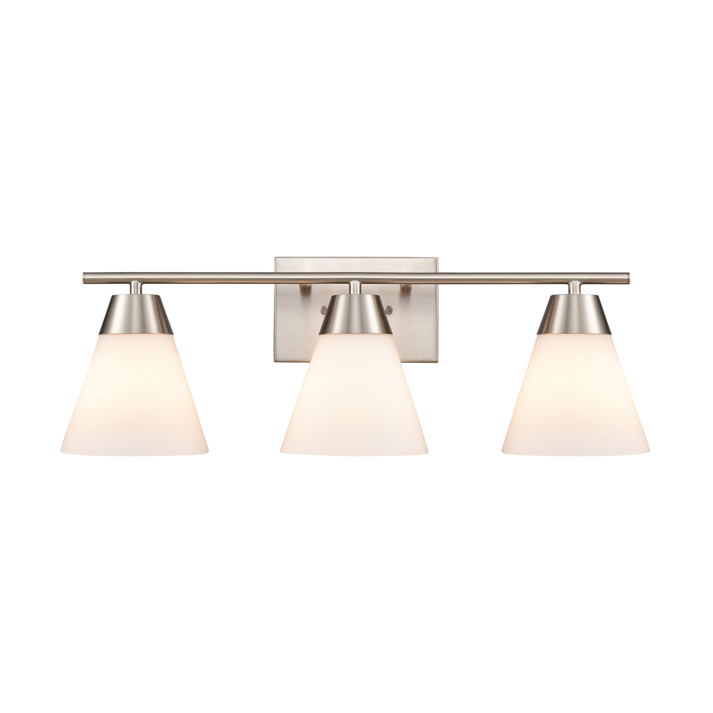 Vivica 24'' Wide 3-Light Vanity Light - Brushed Nickel