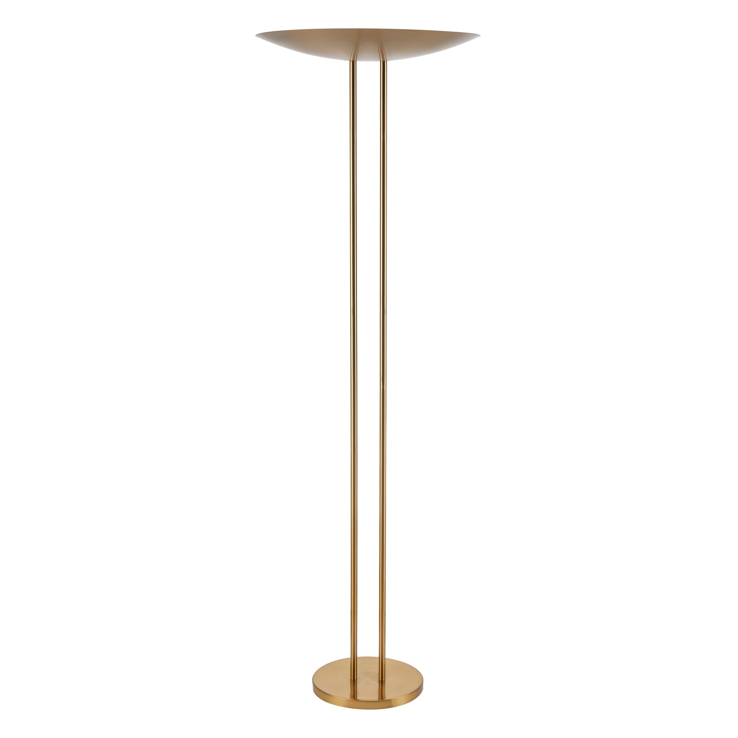 Marston 72'' High 2-Light Floor Lamp - Aged Brass