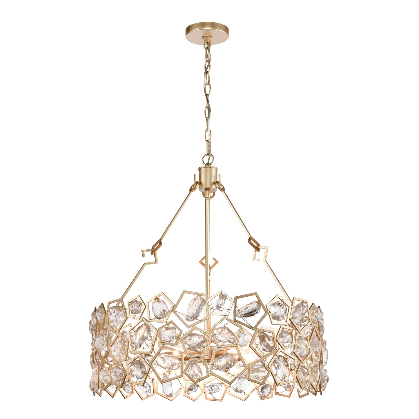 Levana 24'' Wide 5-Light Chandelier - Gold