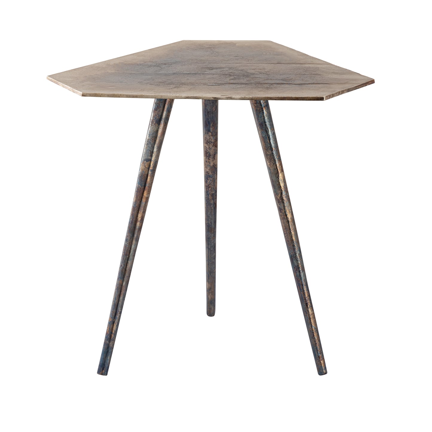 Carleton Accent Table - Oxidized Nickle