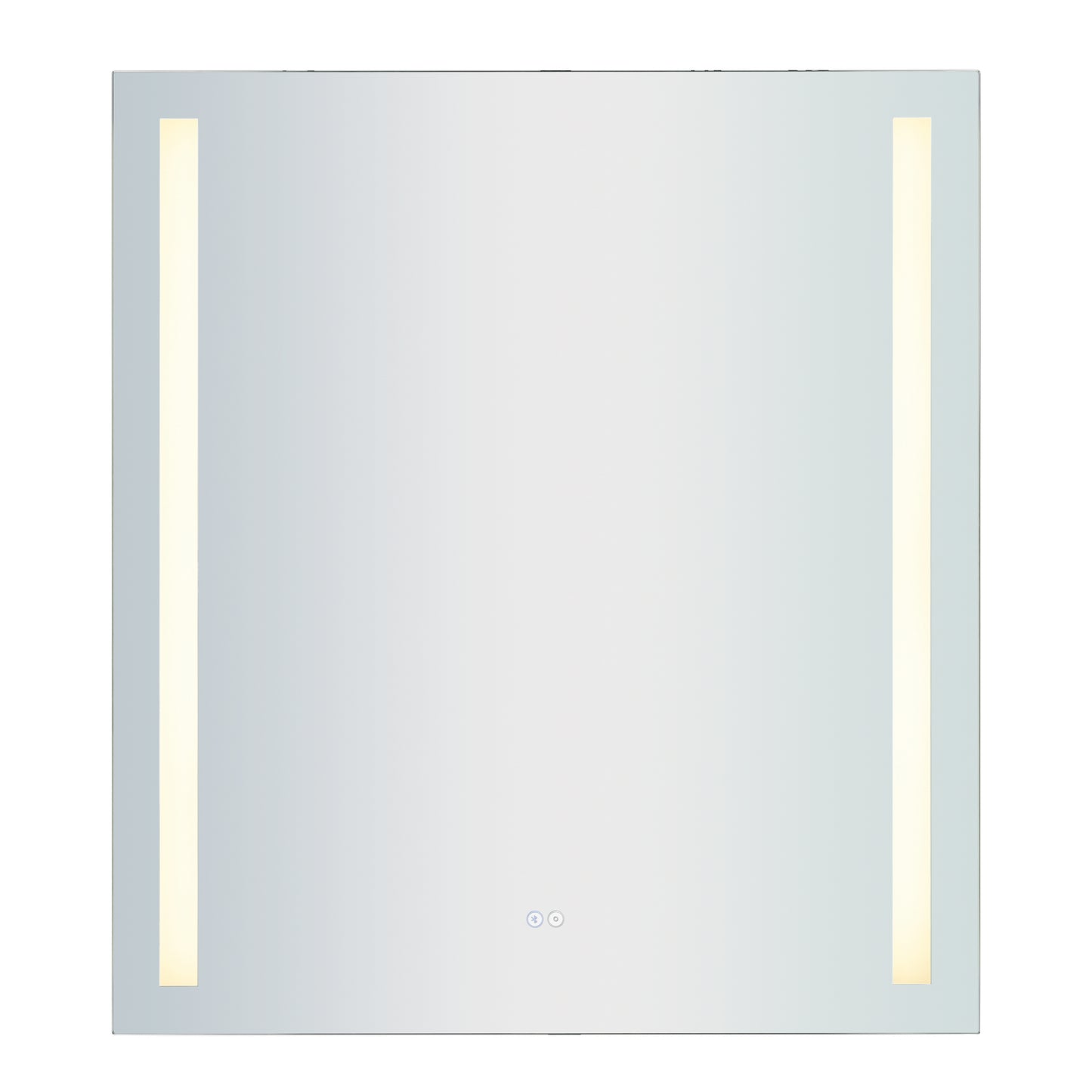 LED Wall Mirror with Bluetooth Speakers - 36x40