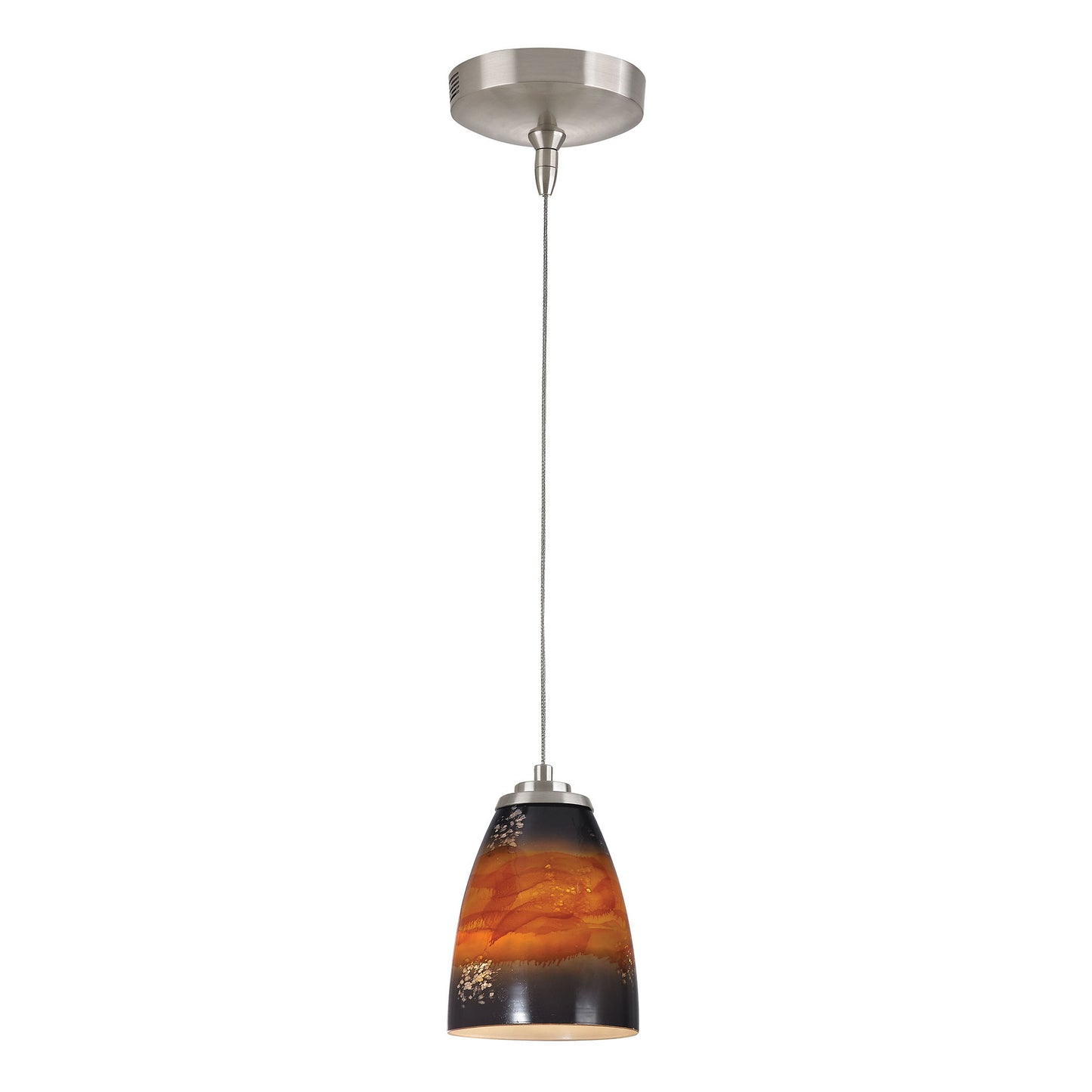Low Voltage 5'' Wide 1-Light Mini Pendant - Brushed Nickel