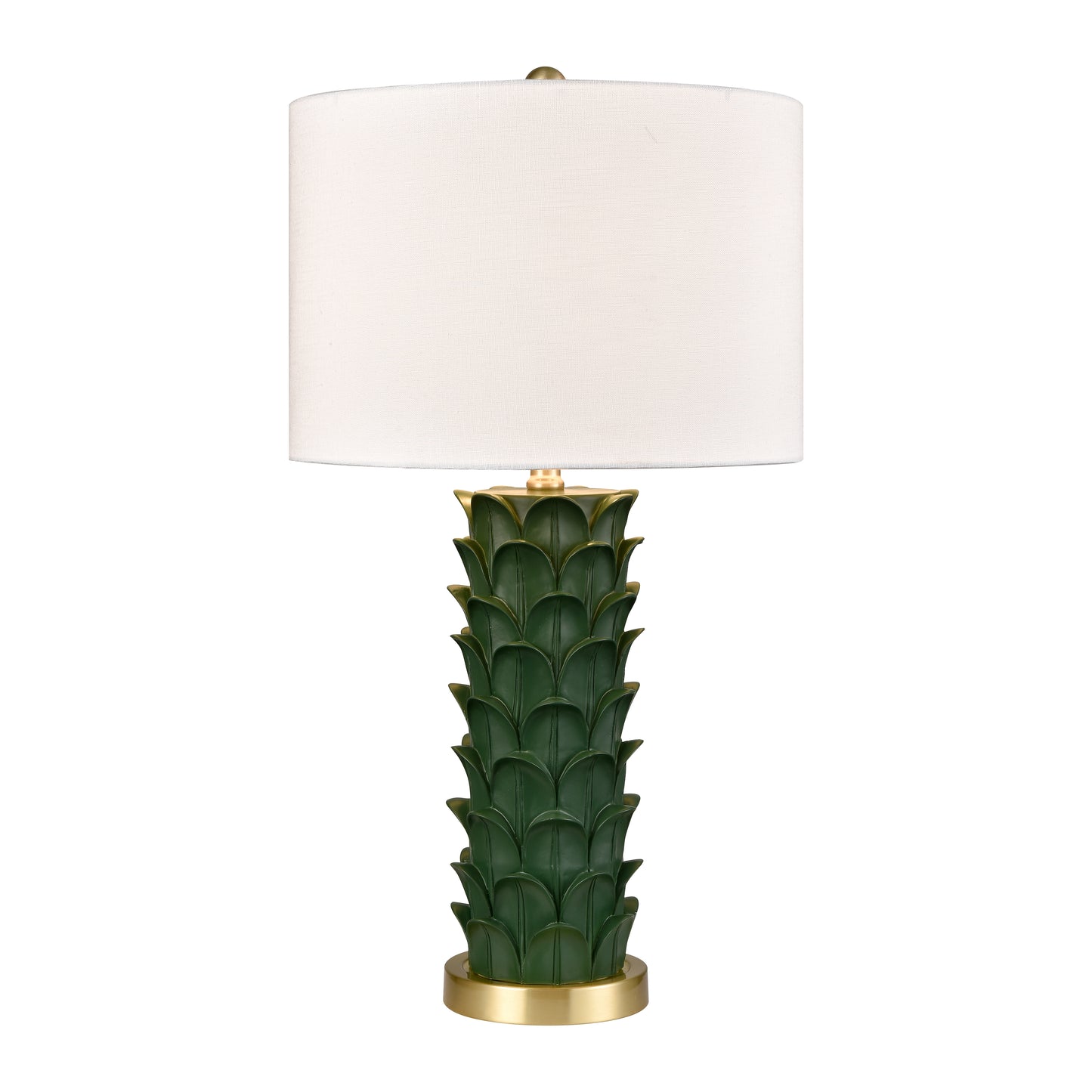 Beckwith 27'' High 1-Light Table Lamp - Dark Green