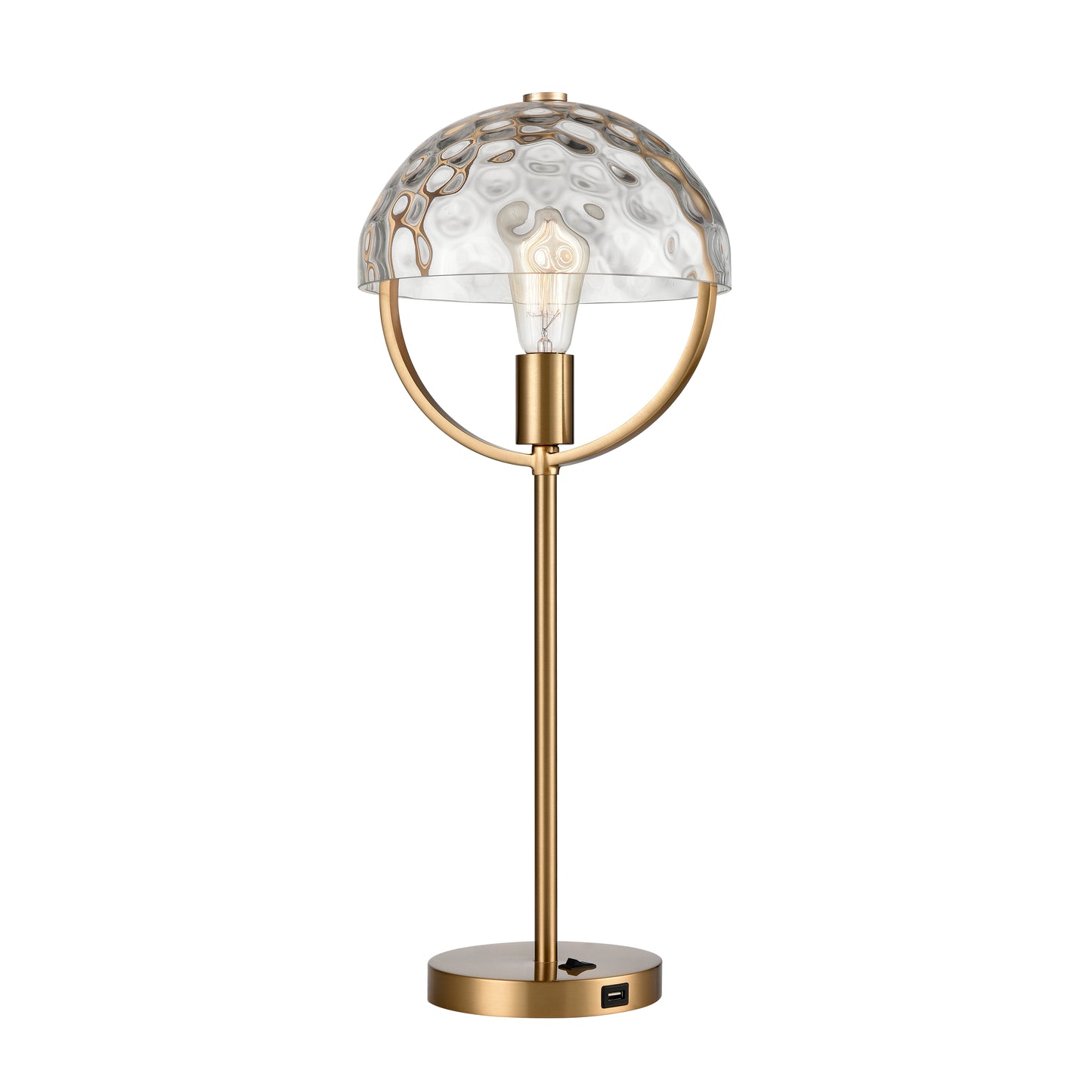 Parsons Avenue 24'' High 1-Light Desk Lamp - Aged Brass