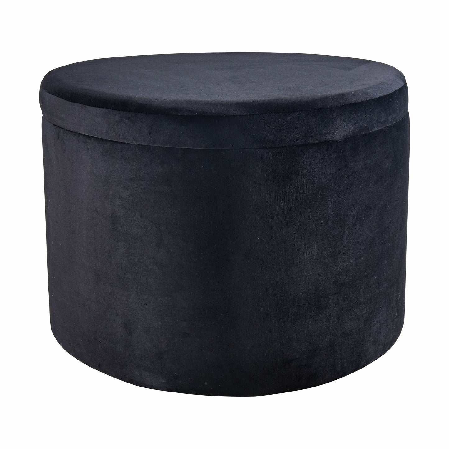 Linder Storage Ottoman - Black
