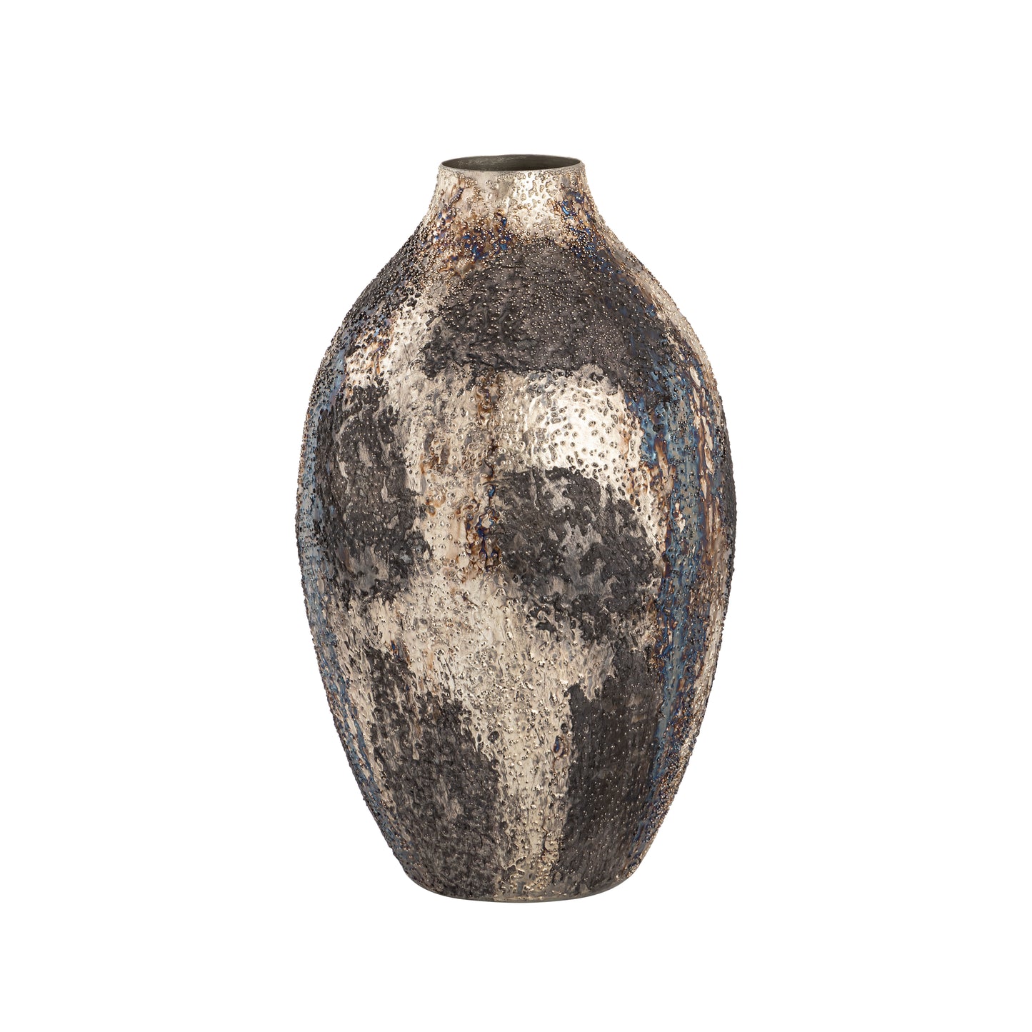Hughes Vase - Small Oxidized Silver