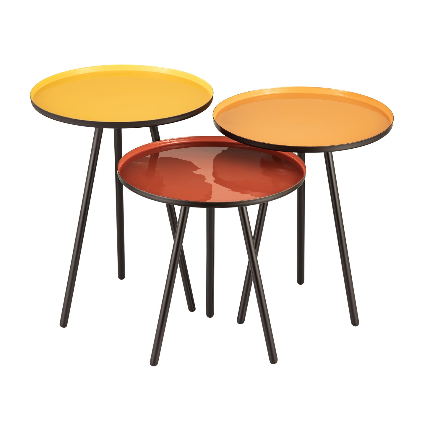 Gregg Accent Table - Set of 3 Yellow