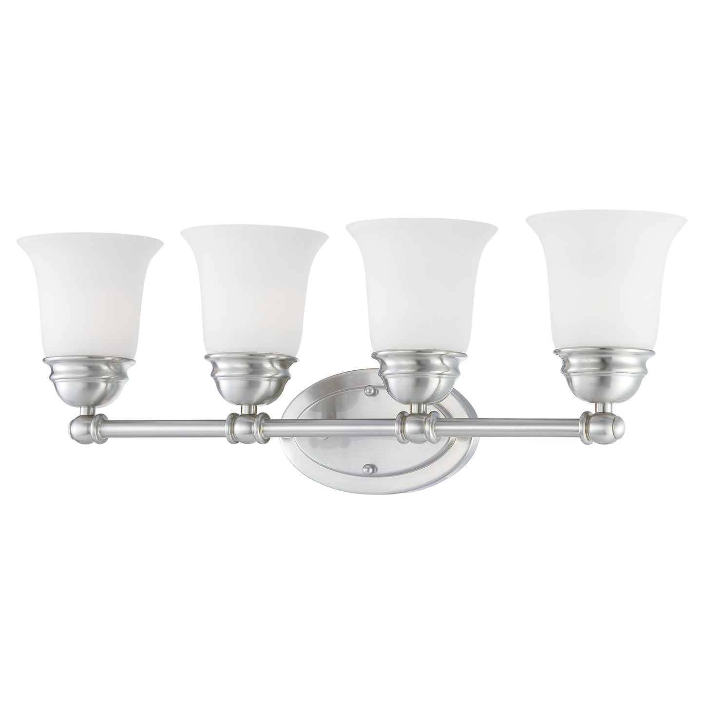 Bella 24.5'' Wide 4-Light Vanity Light - Brushed Nickel